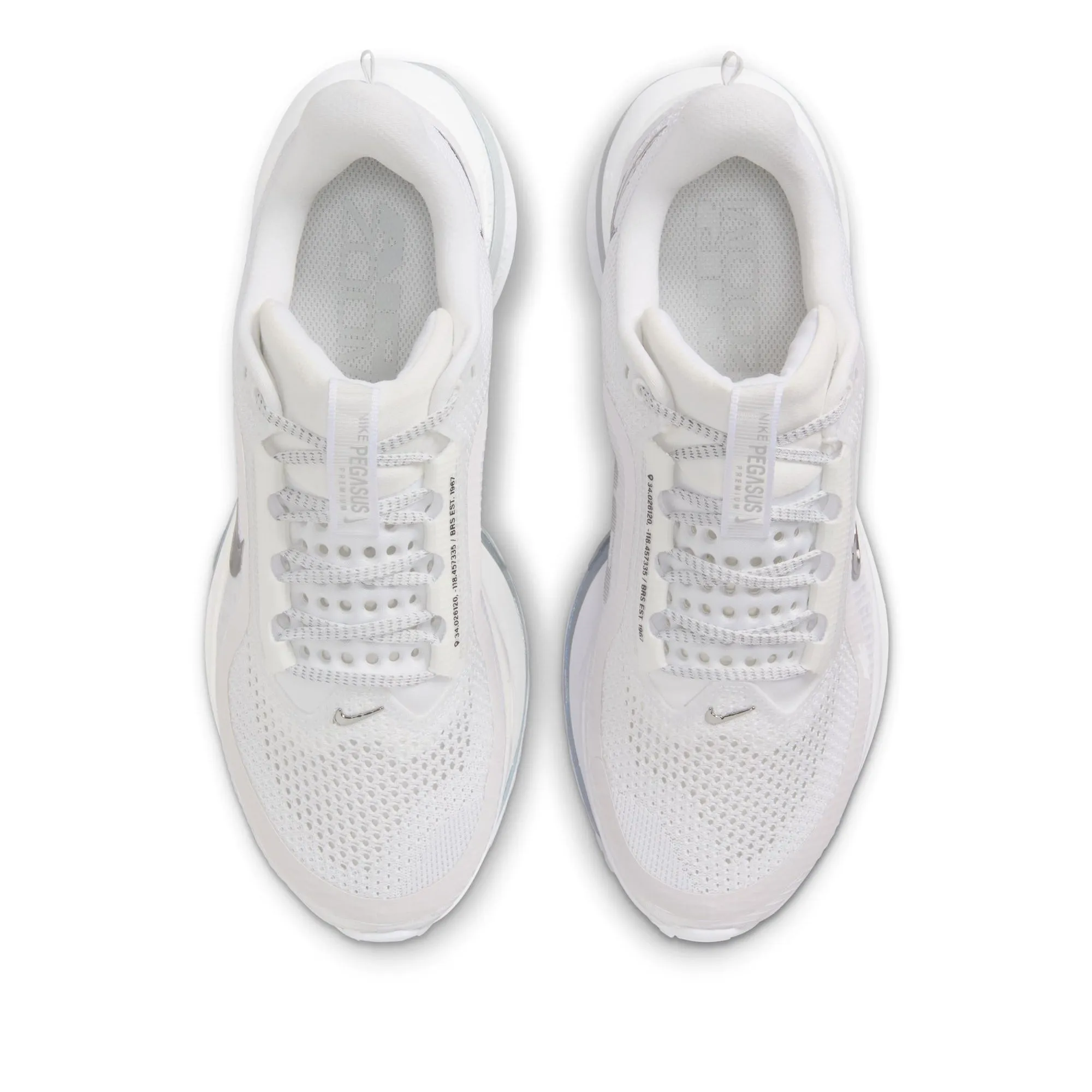 Travel Fit Casual Favorite Women's Nike Pegasus Premium - White/Metallic Silver