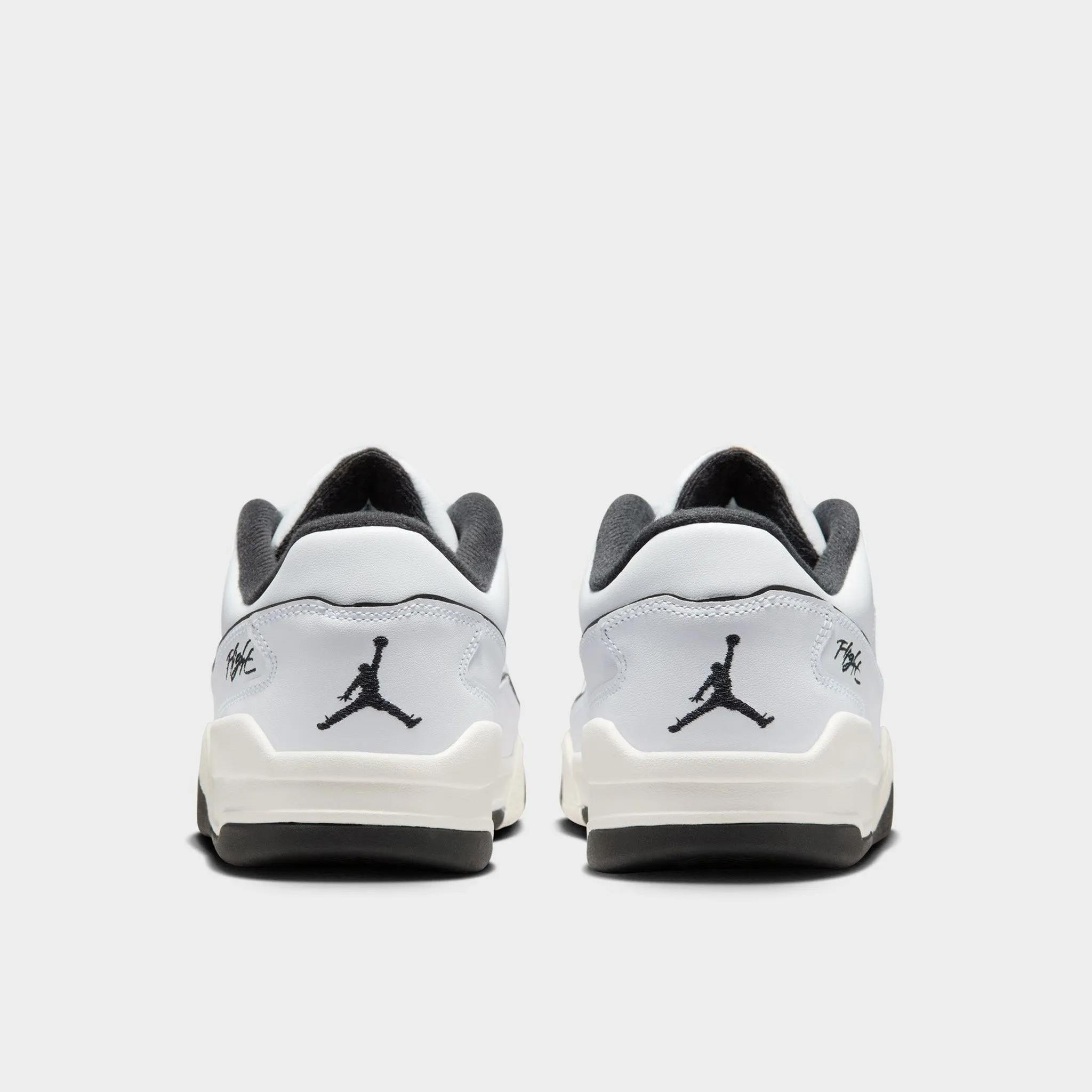 Jordan Flight Court White / Black - Sail Pet Walk
