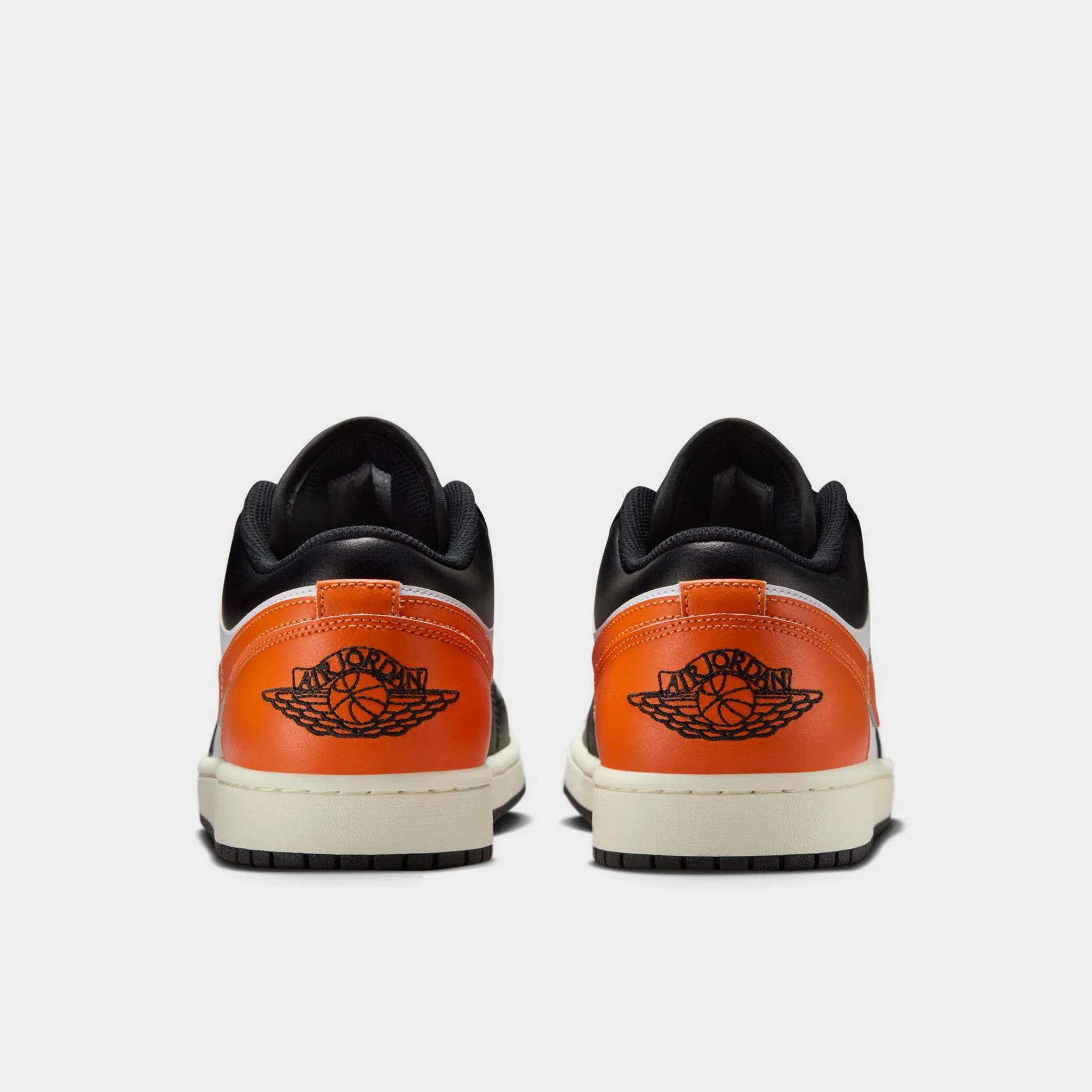 Workwear Fit Soft Footbed Jordan 1 Low Black / Starfish - White - Sail