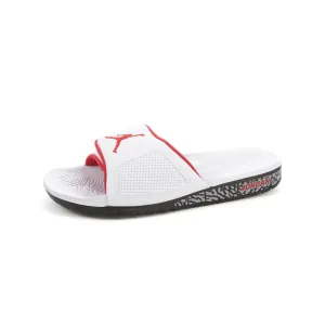 Classic Base Strong Grip Jordan Hydro III Retro Slide White/Red/Black