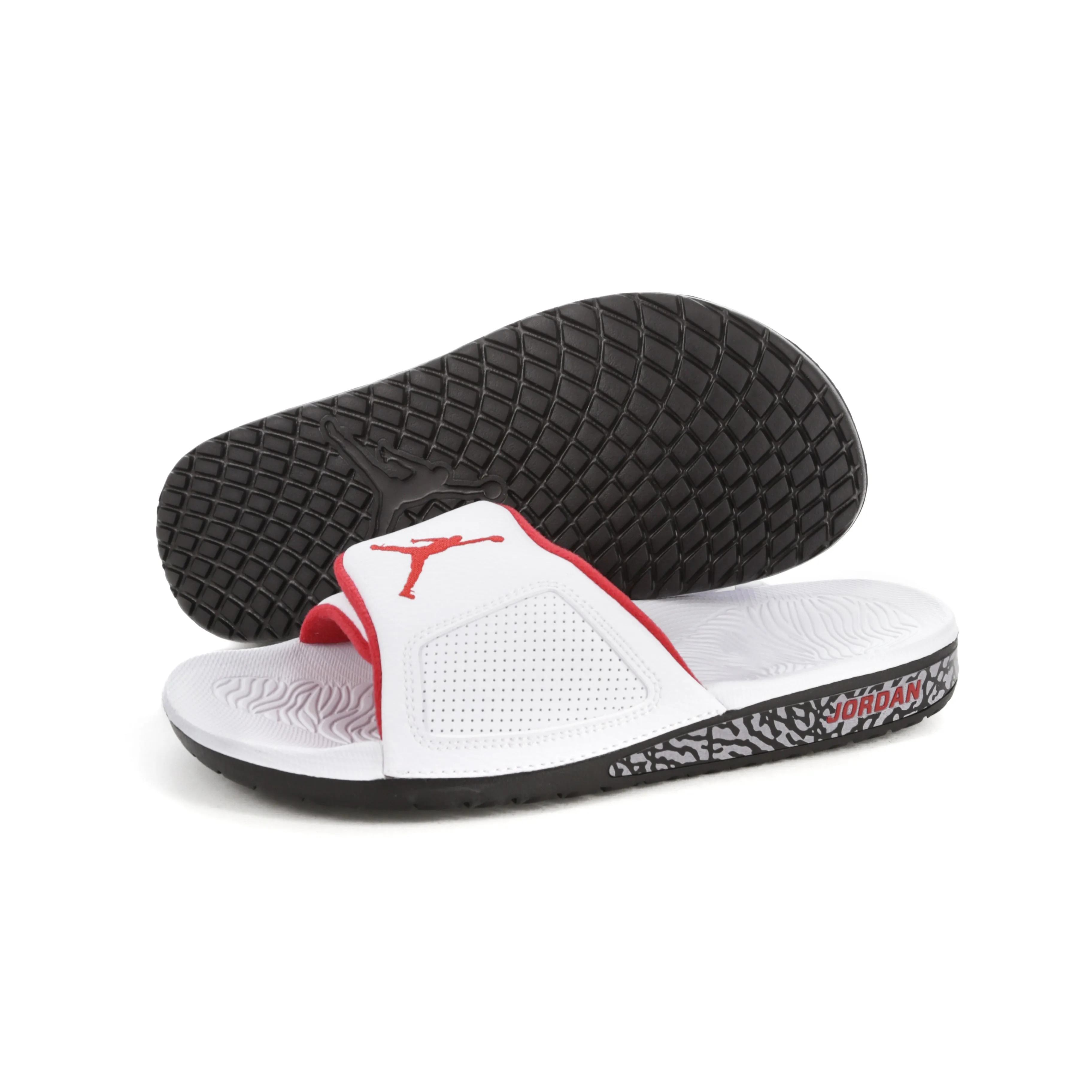 Picnic Easy Air Dry Jordan Hydro III Retro Slide White/Red/Black