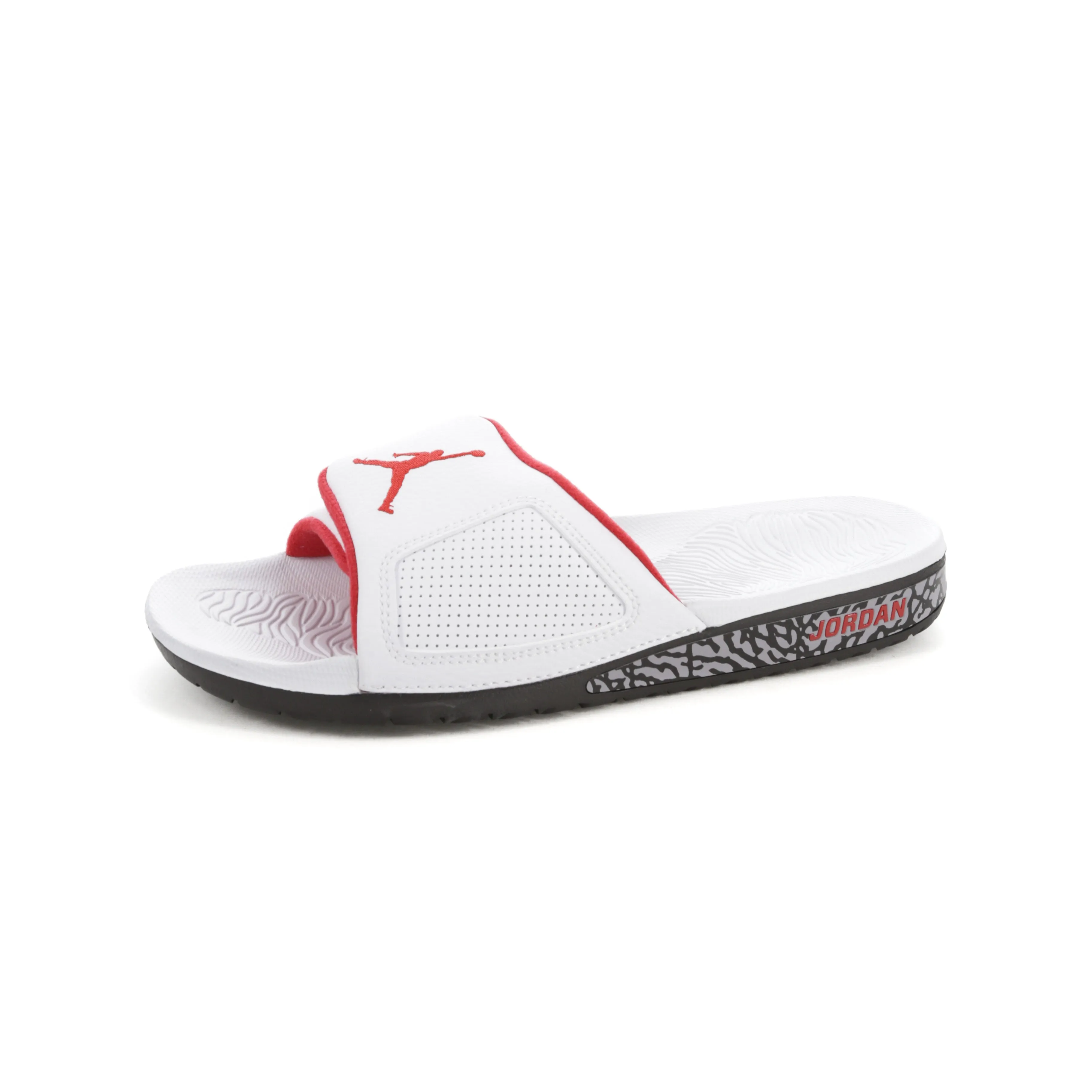 Classic Base Strong Grip Jordan Hydro III Retro Slide White/Red/Black