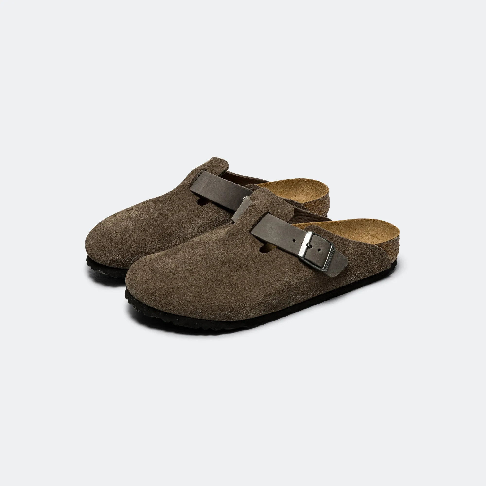 Boston - Concrete Grey Oiled/Suede Leather Beach Walk