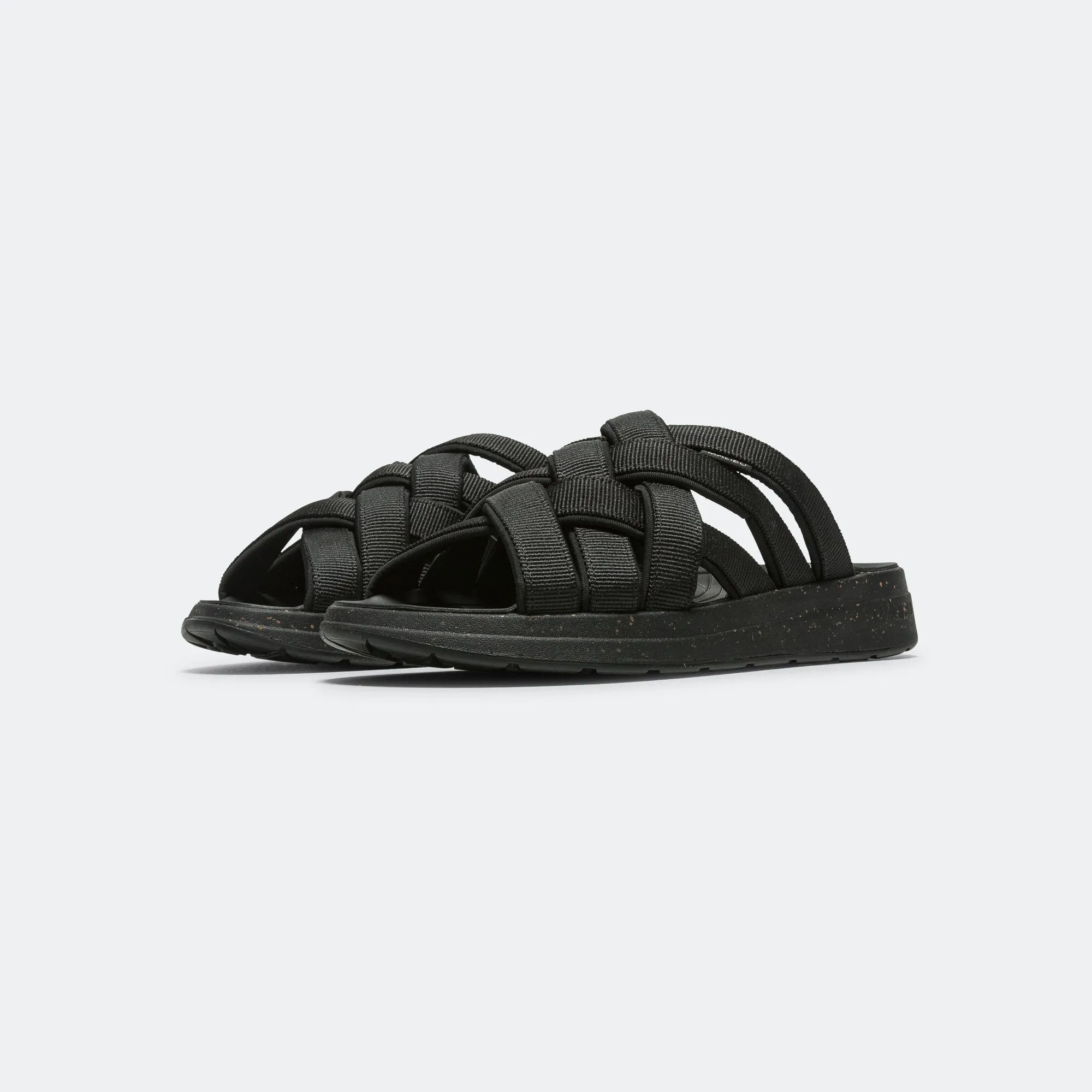 Summer Open Toe Shoes Lightweight Base Zuma LX Recycled - Black