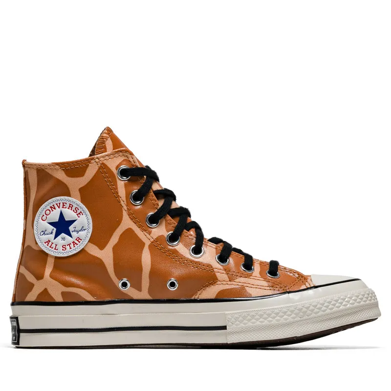 Converse Chuck 70 Glow-In-The-Dark Giraffe Print - Ginger Snap/Egret Hybrid Use