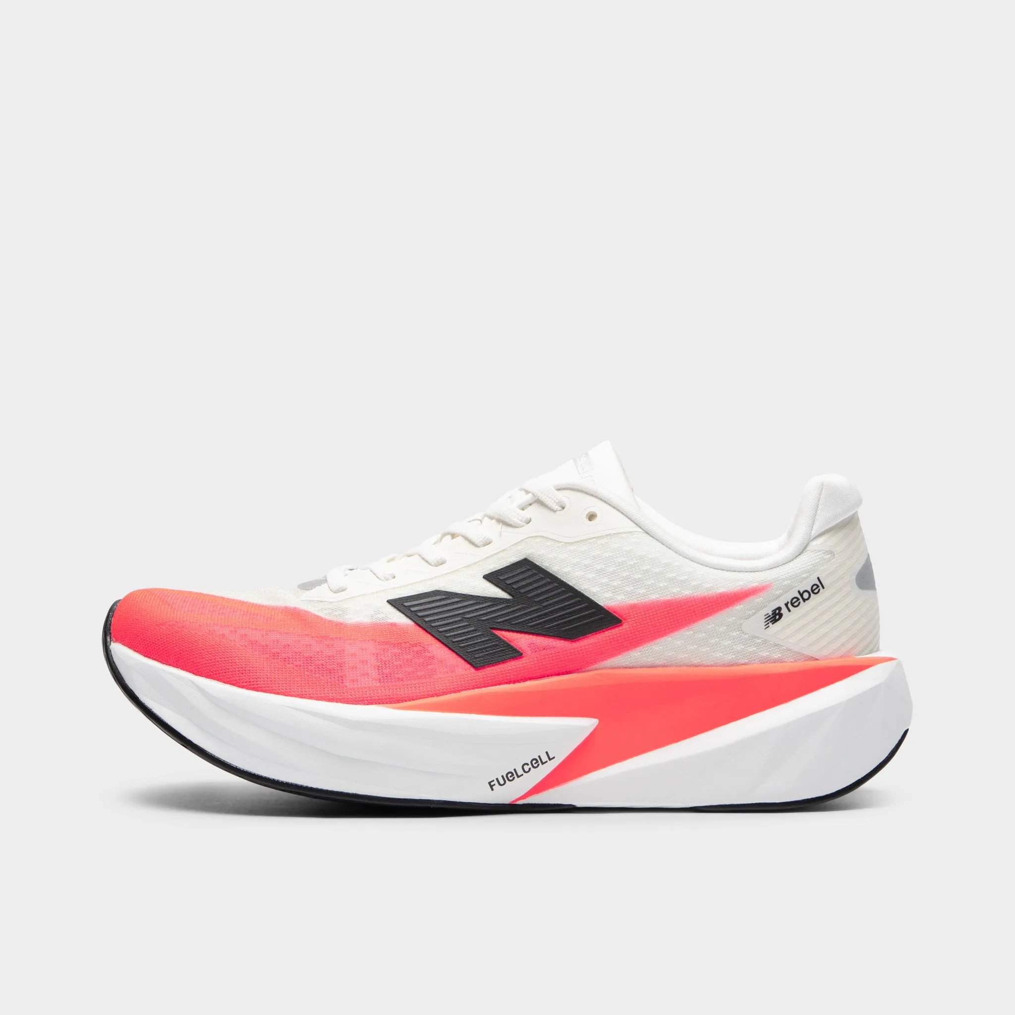 New Balance FuelCell Rebel v5 White / Pink Early Jog Low Top