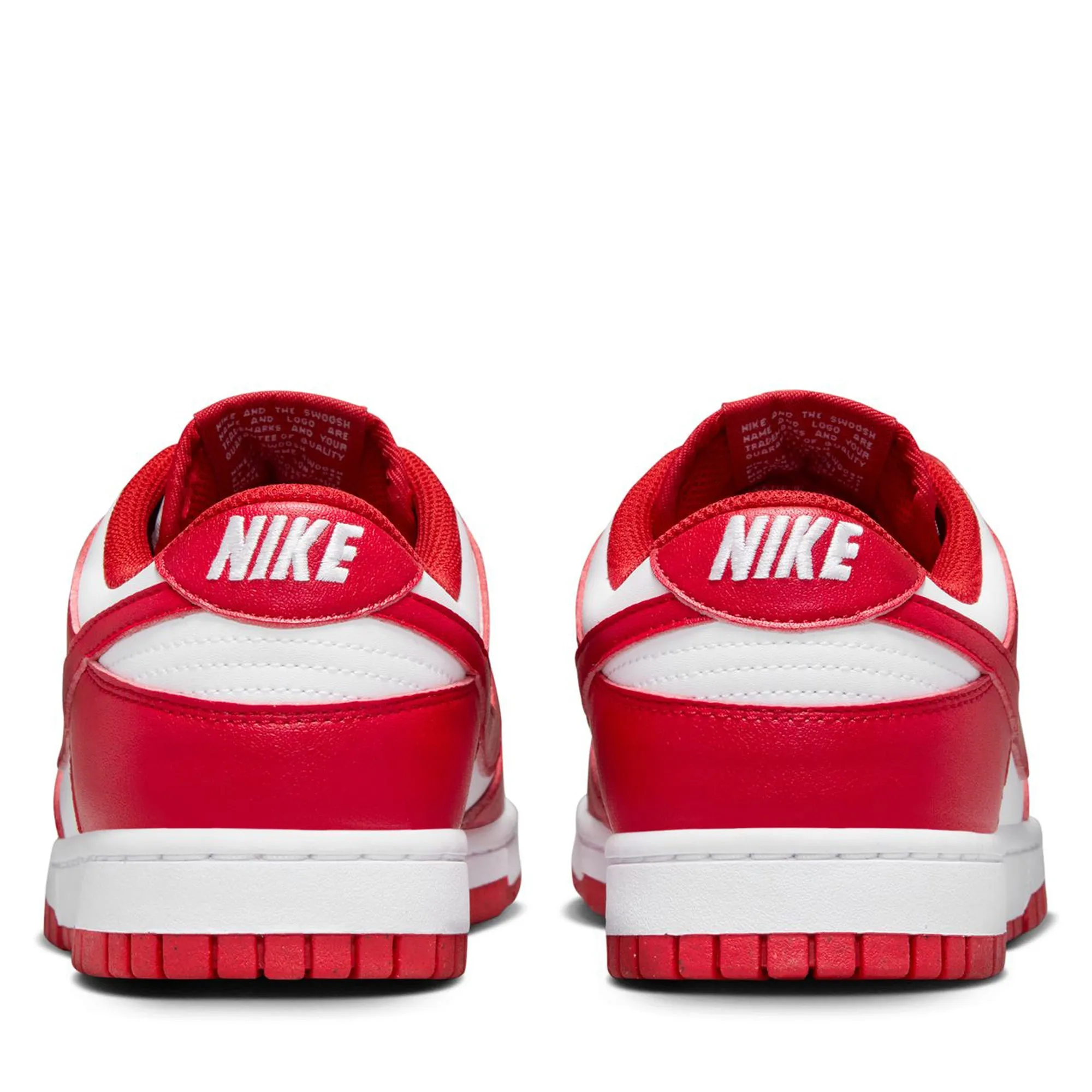 All Time Comfortable Material Women's Nike Dunk Low Next Nature - White/University Red