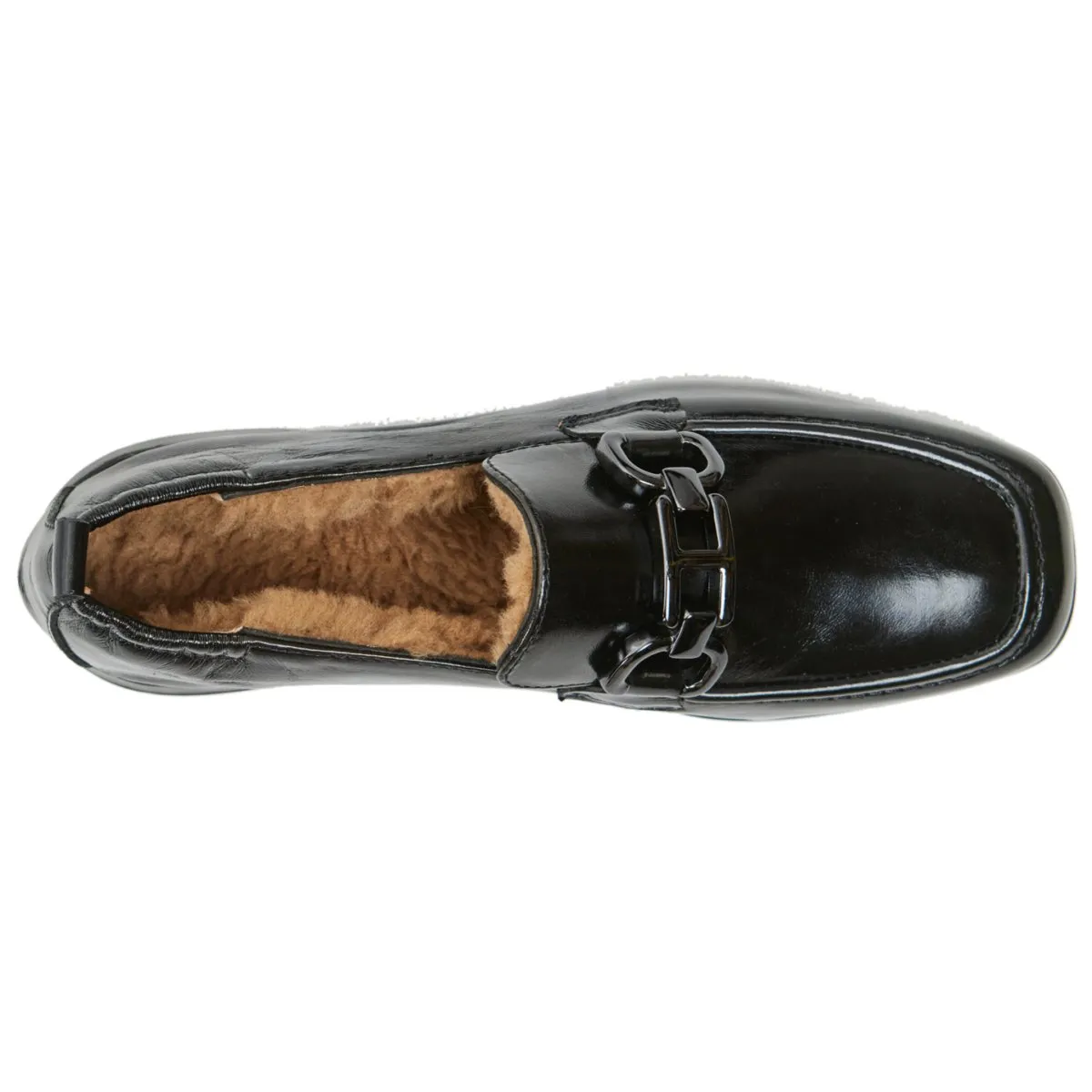 Homers Women's Lena 21544 SuperLux Black Patent Guest Ready