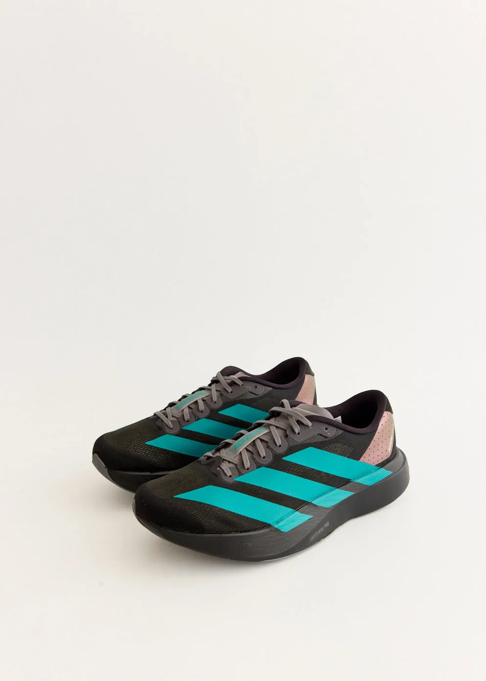 Adizero Evo SL 'Black Pure Teal' Sneakers easiest pull - tab