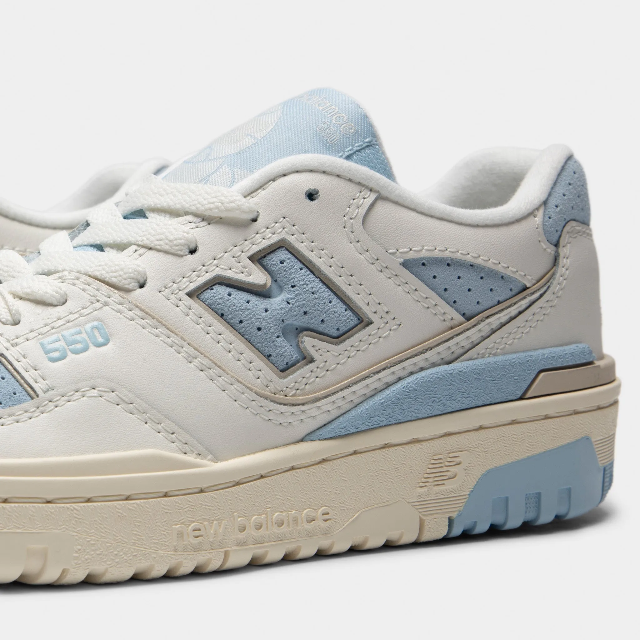 New Balance Juniors' 550 White / Light Blue Modern Edge Festival Vibe