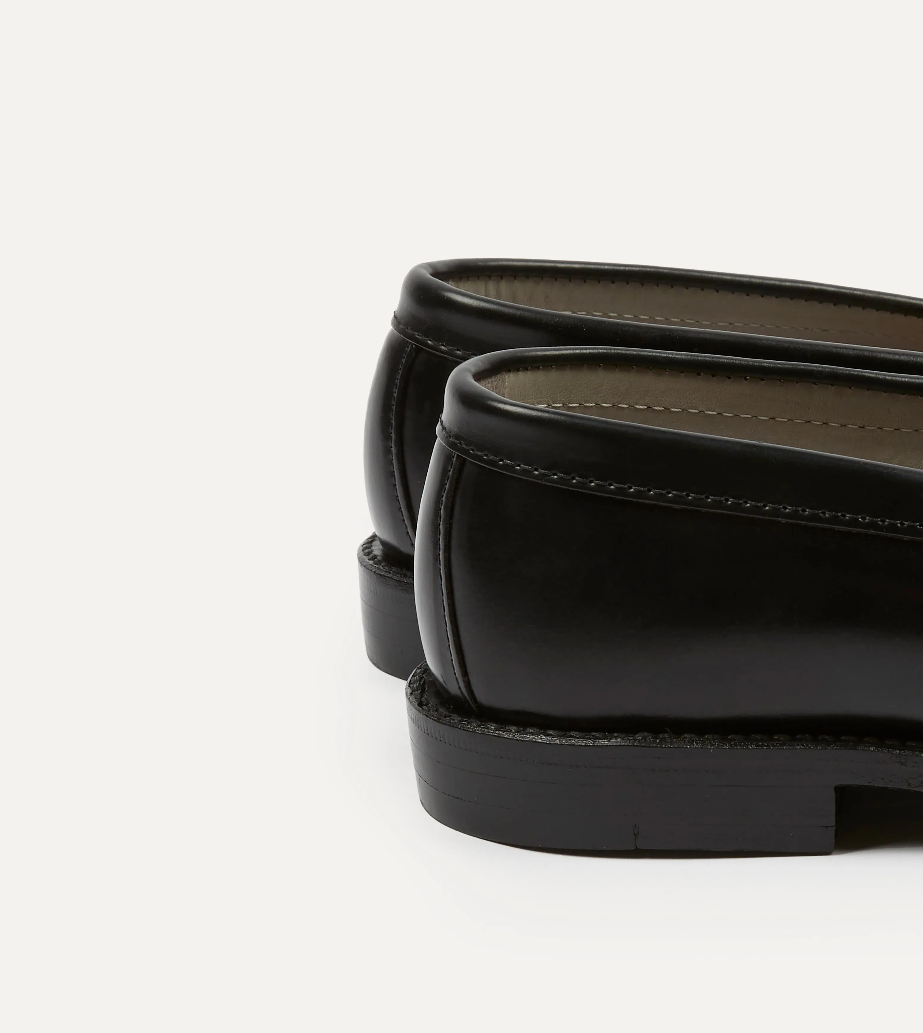 Alden Black Cordovan Handsewn Leisure Loafer Soft Pad British Shade