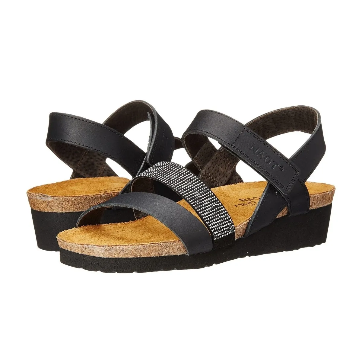Romantic Pair Boss Edge Naot Women's Krista Black Matte Leather