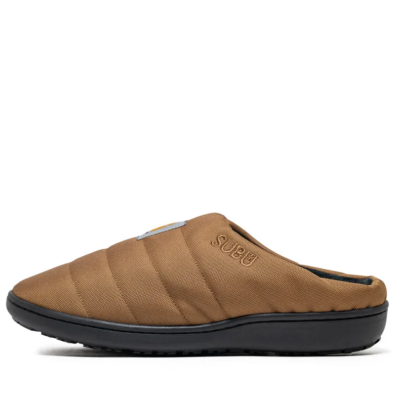 Gentle Walk SUBU x Carhartt WIP Cordura Slippers - Hamilton Brown
