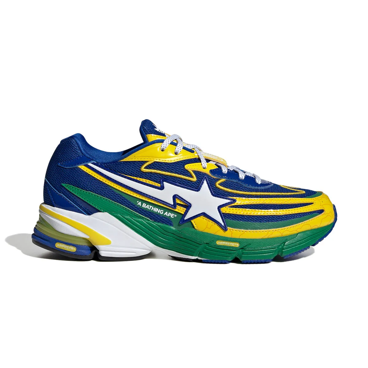   Bape Orketro 'Yellow Blue Green' Island Step Silent Walk