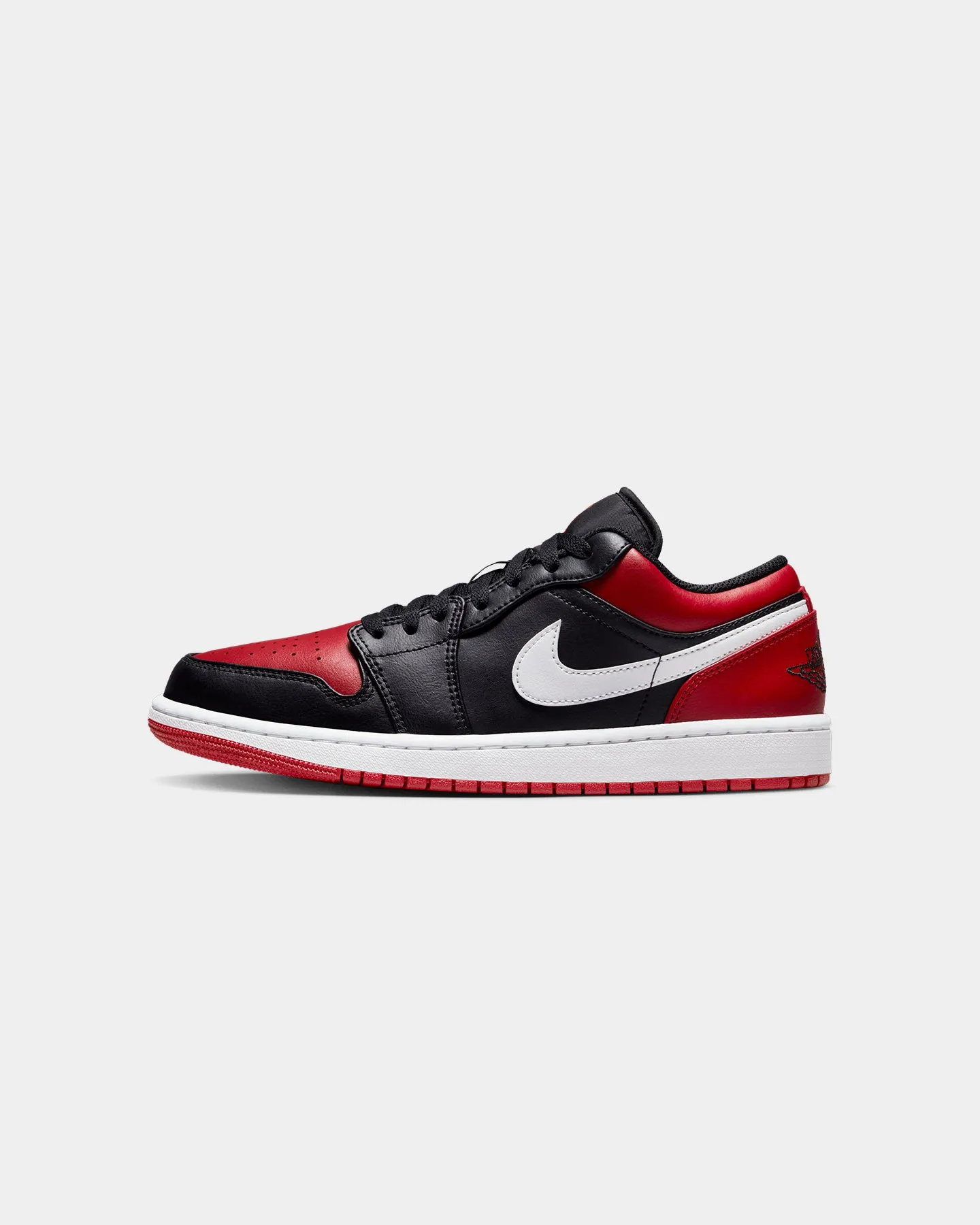 Jordan Air Jordan 1 Low "Alternate Bred Toe" Black/Red Metal Edge mesh construction