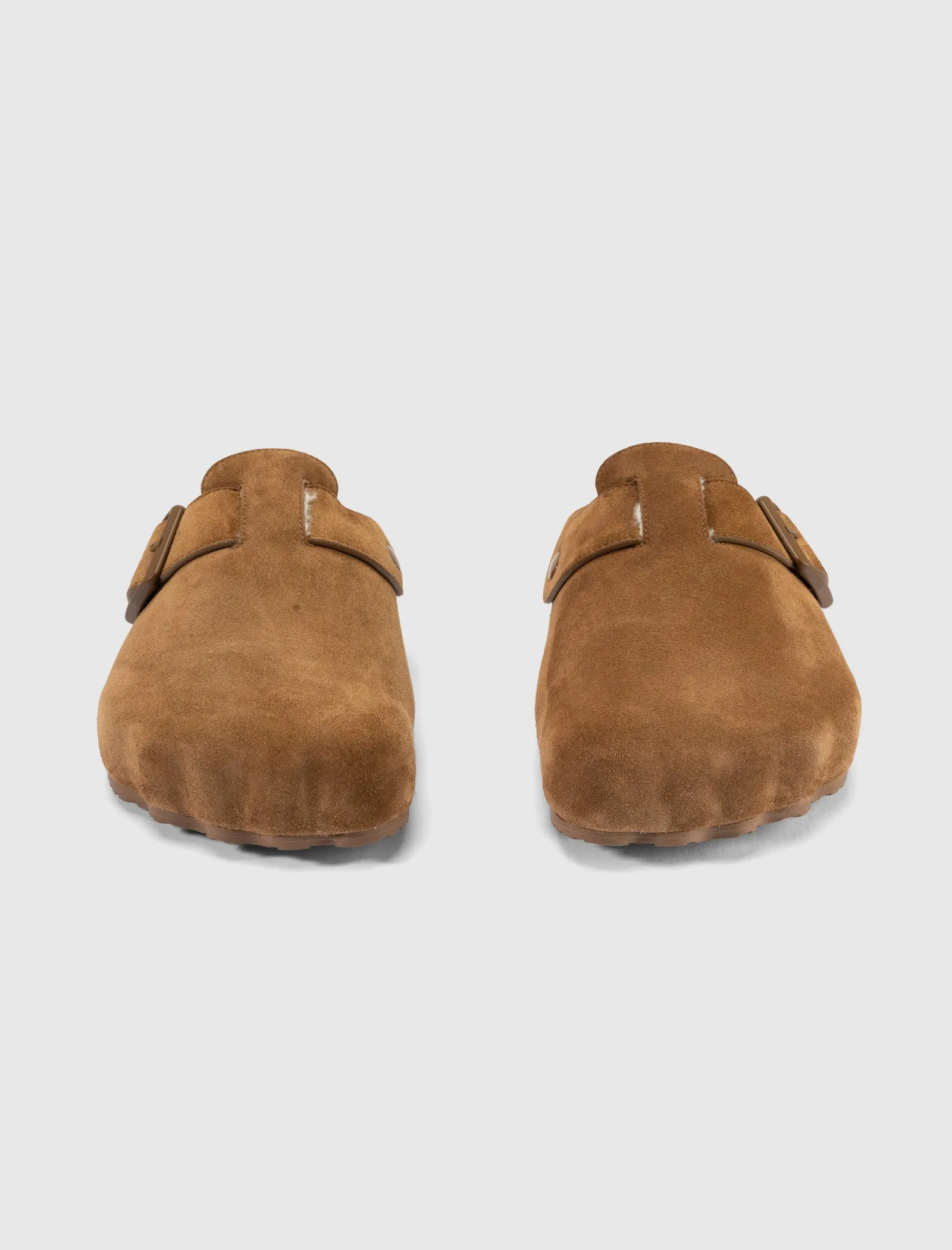 Suede Comfortable For Walking SUNDAY MULE "TAN SUEDE"