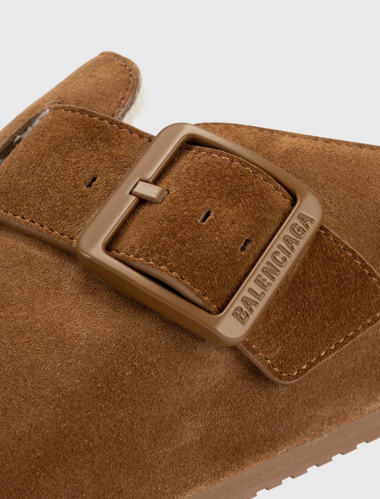 No Rub Chunky SUNDAY MULE "TAN SUEDE"