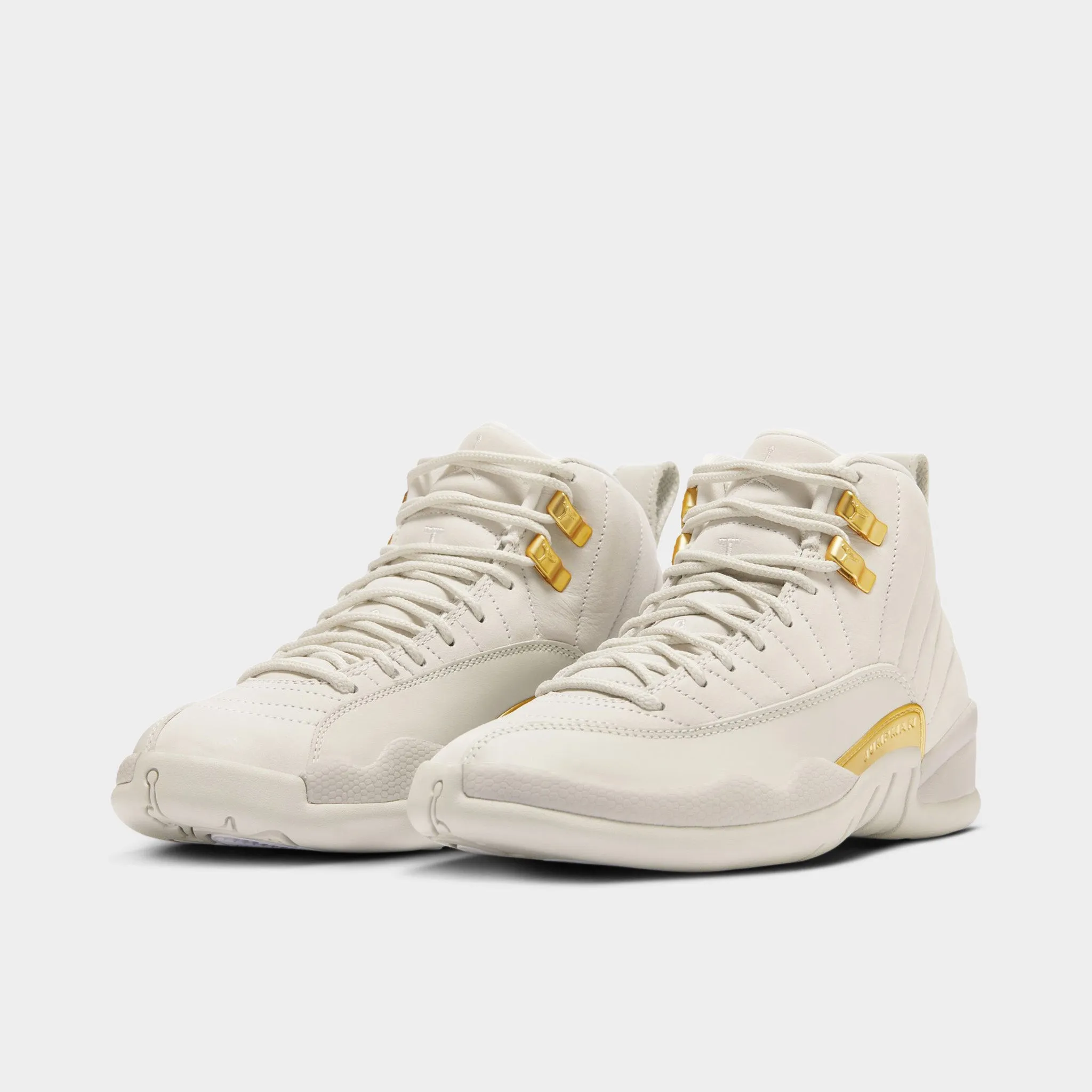 Secure fit Timeless Edge Jordan Women's 12 Retro Phantom / Metallic Gold - White