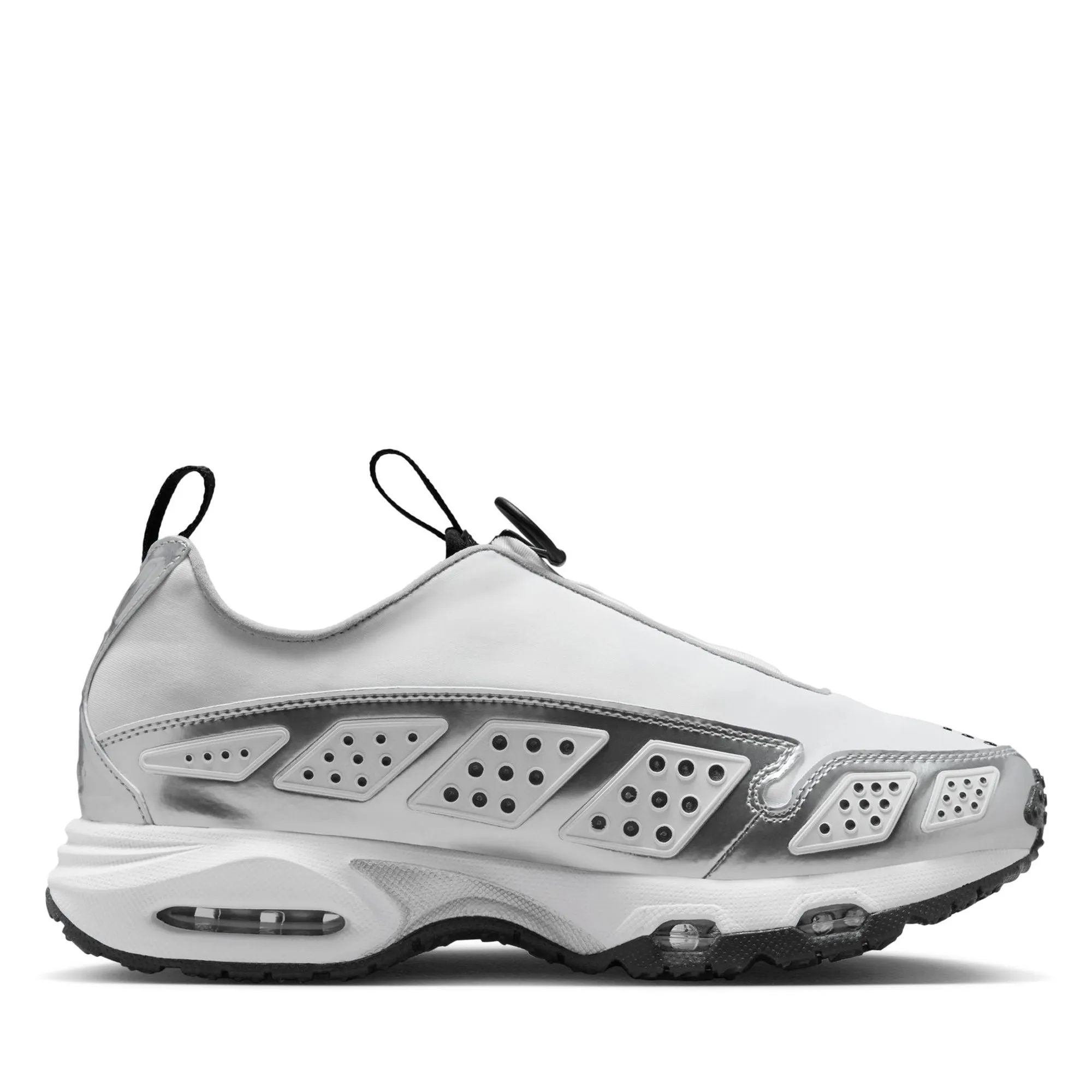 Women's Nike Air Max Sunder - White/Metallic Silver Power Moves Impact Dispersing Structure