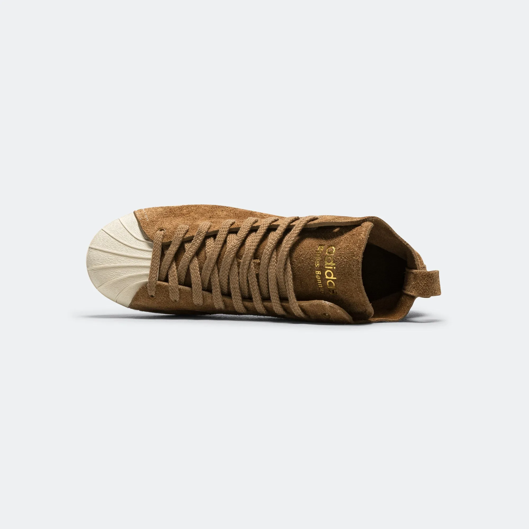 Quick Support All Day Wear Superstar Hi x Wales Bonner - Bronze Brown/Wonder White-Night Brown