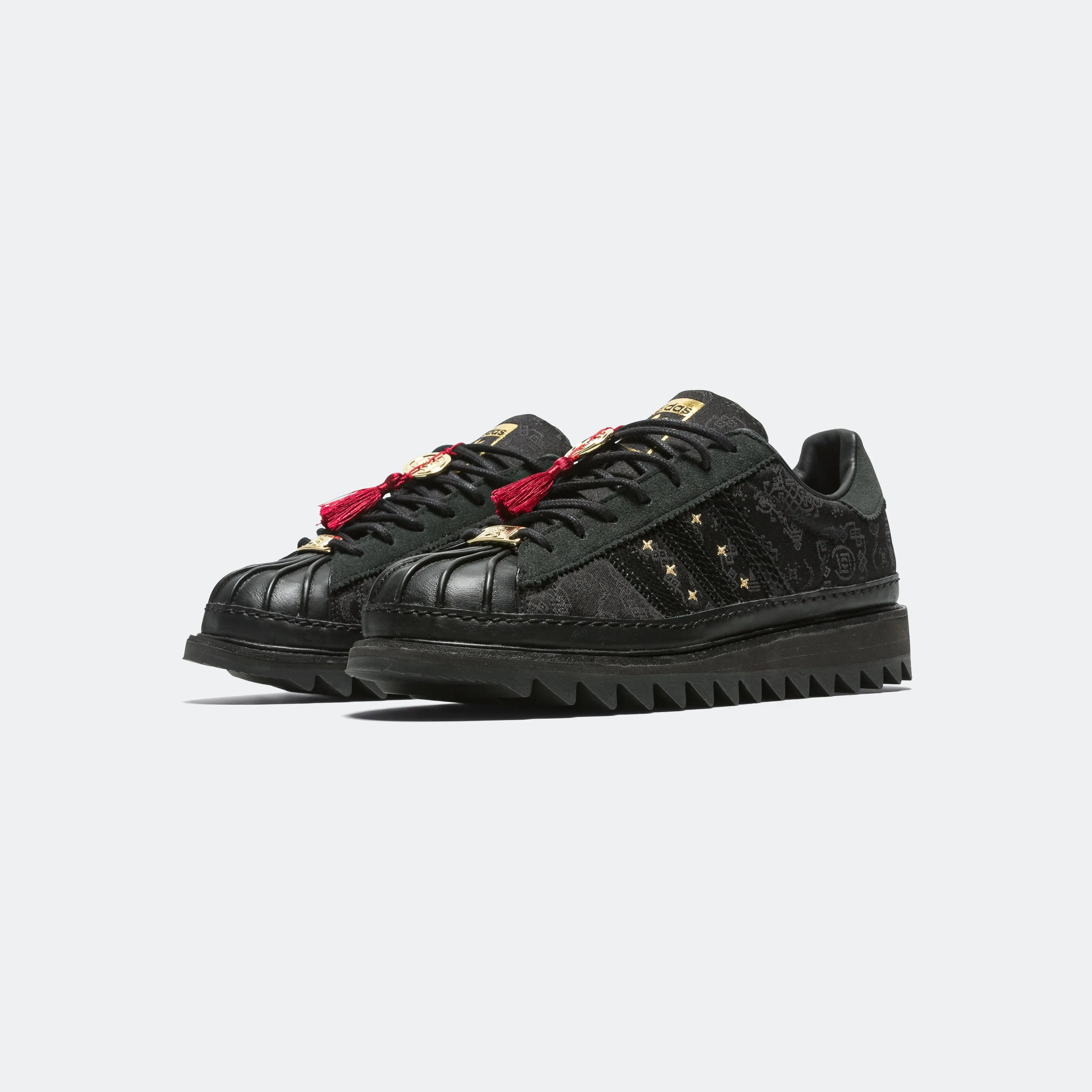Superstar LNY by Edison Chen x CLOT - Core Black/Carbon-Gold Metallic Ultra grip Padded Feel