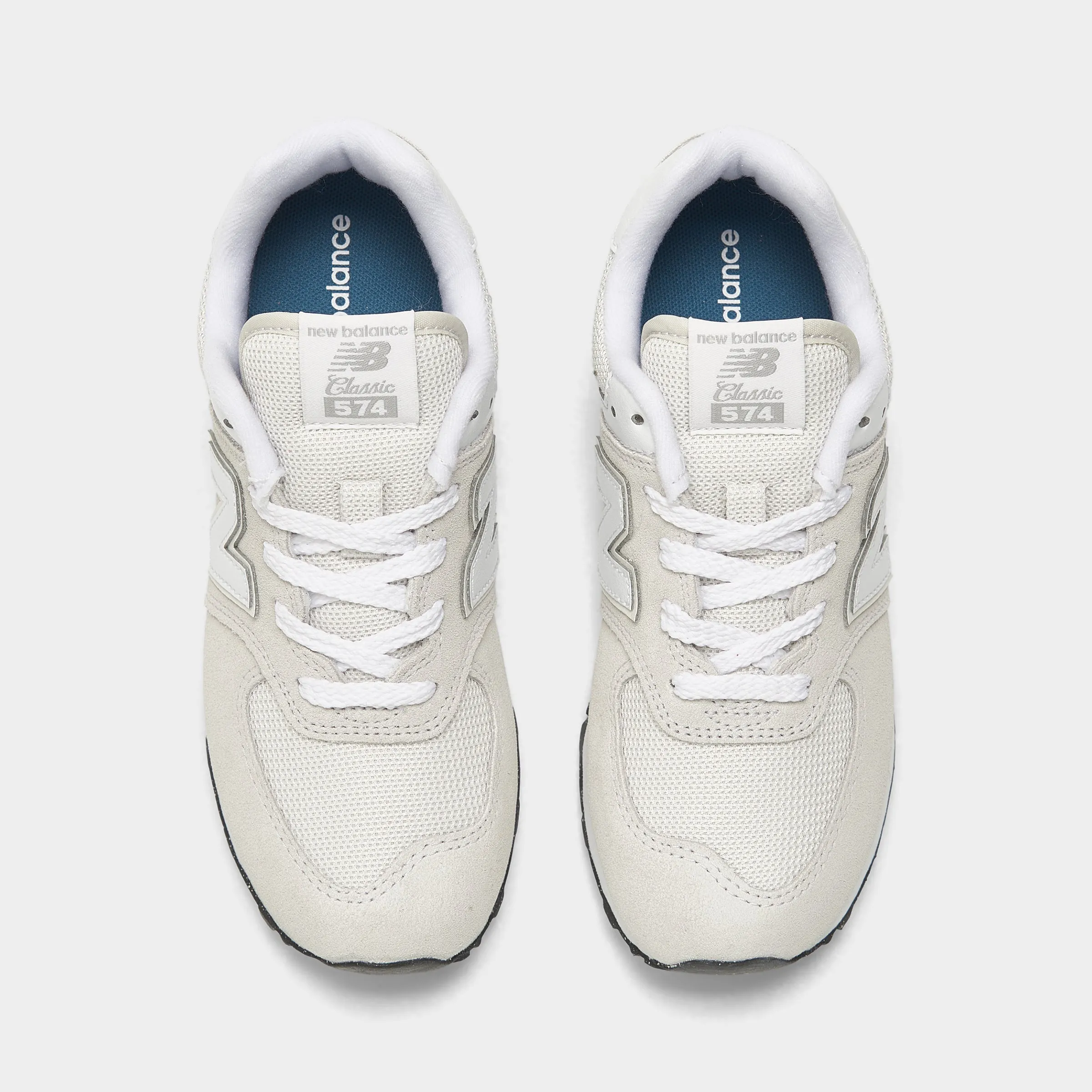 New Balance Children's 574 Nimbus Cloud / White Travel Gear
