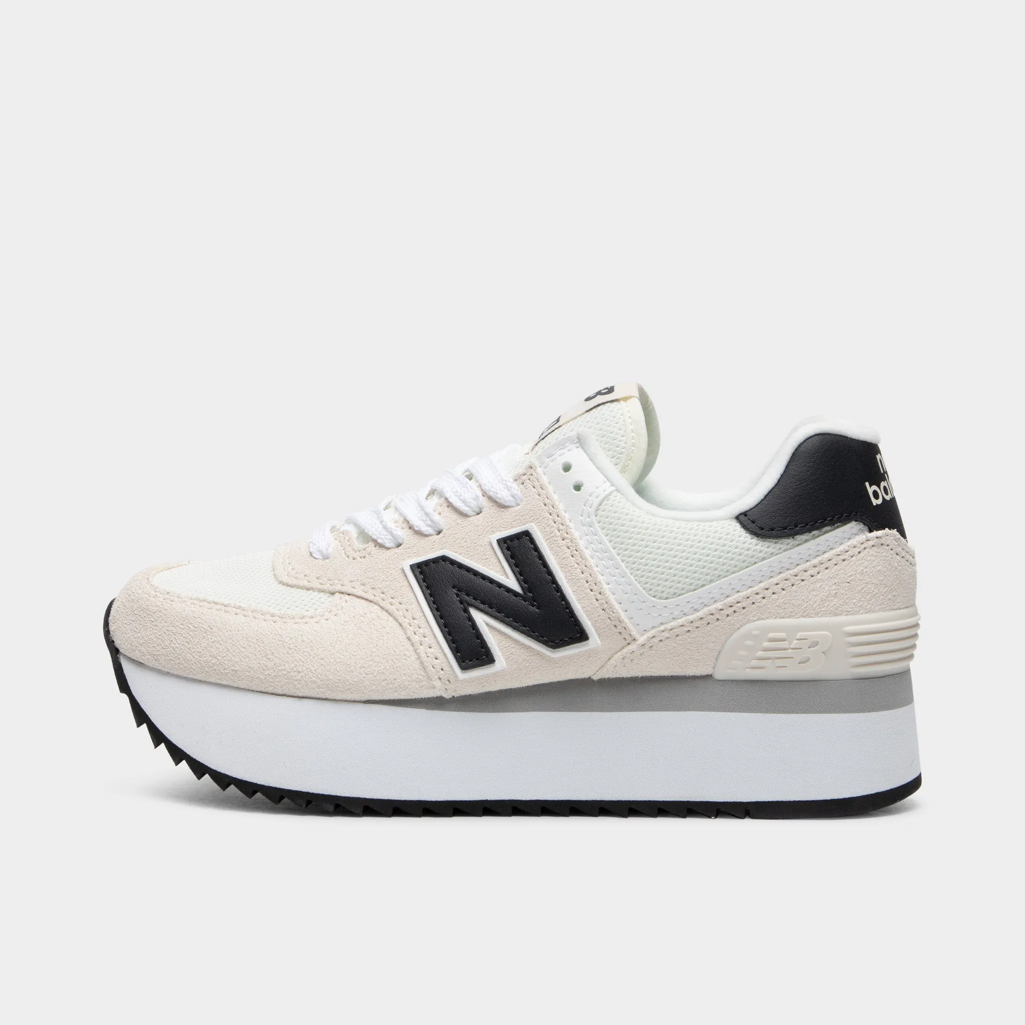 New Balance Women's 574  Linen / Sea Salt - Phantom Ankle Style
