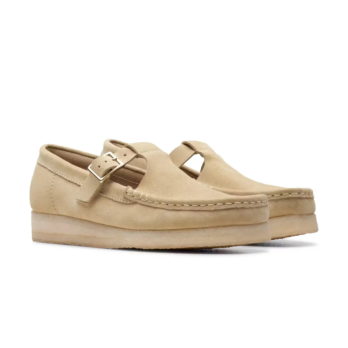 runner Strap Wallabee T Bar 'Maple Suede'