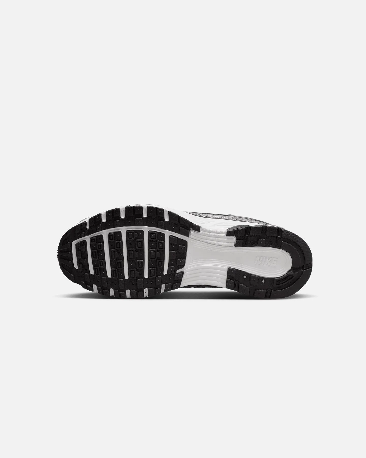 Nike P-6000 Metallic Silver Slip Resistant Busy Path