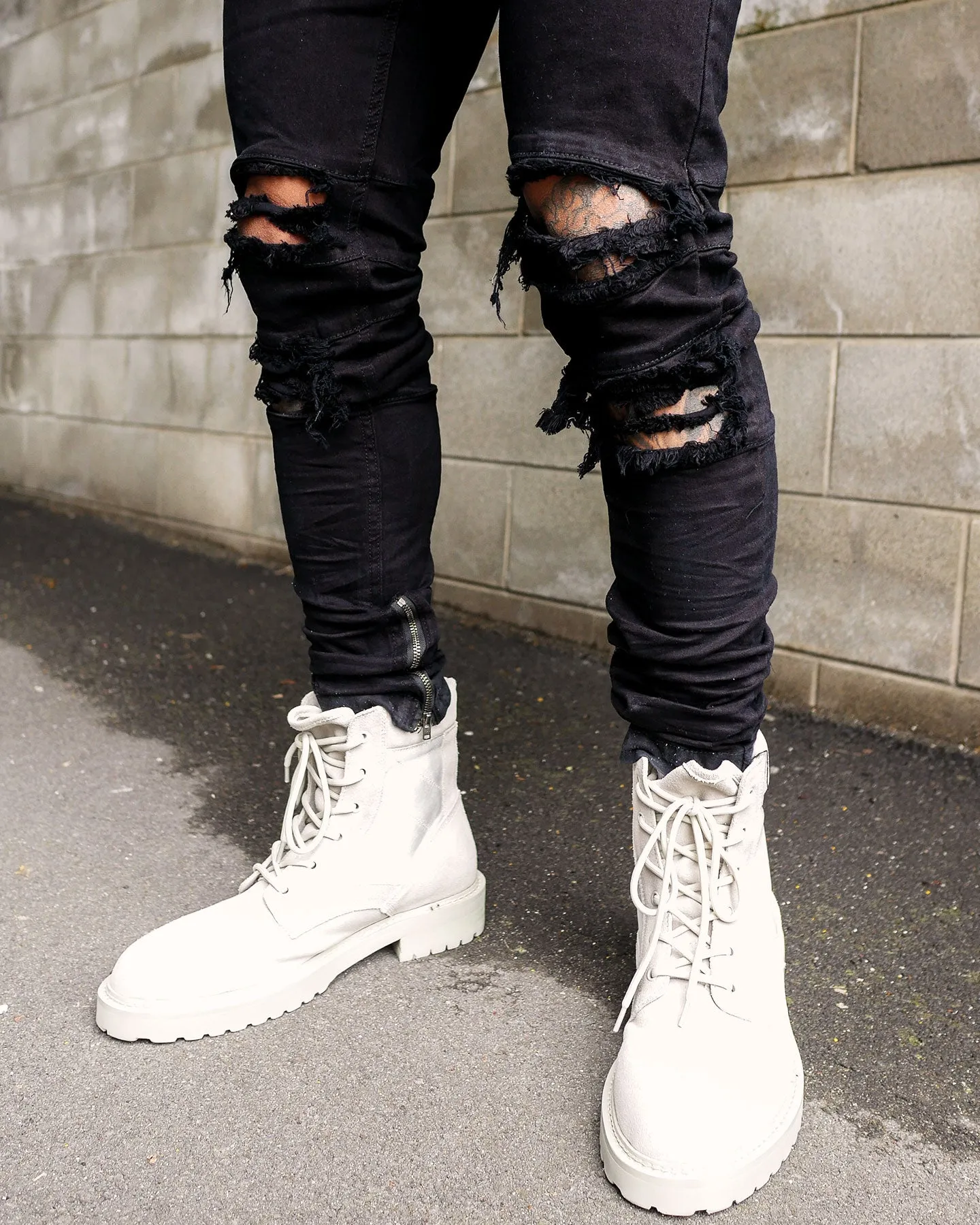 Saint Morta Legion Boot Light Grey Fit