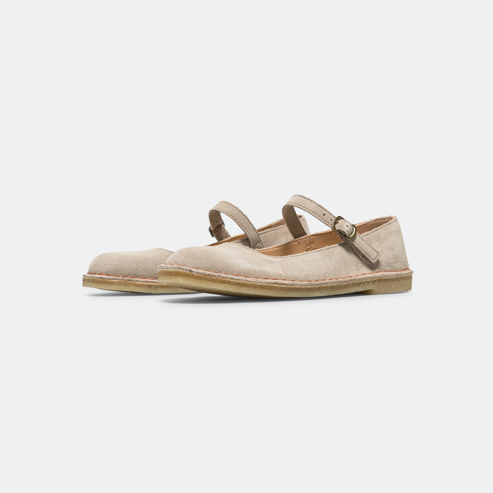 Womens Desert Jane - Sand Suede Athletic Look