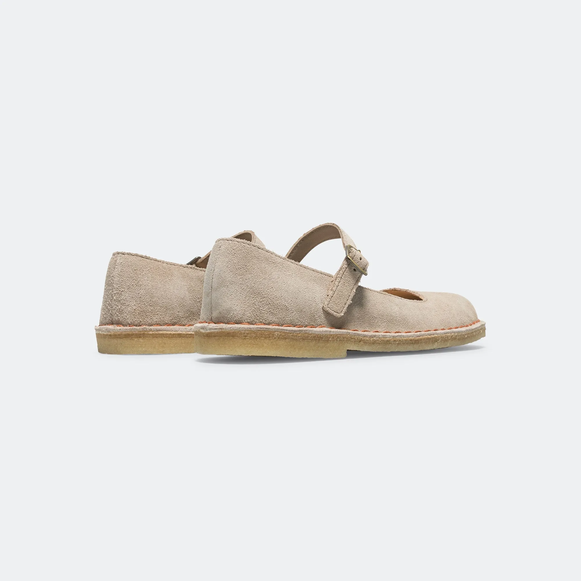 Womens Desert Jane - Sand Suede Motion Style Flat Wear