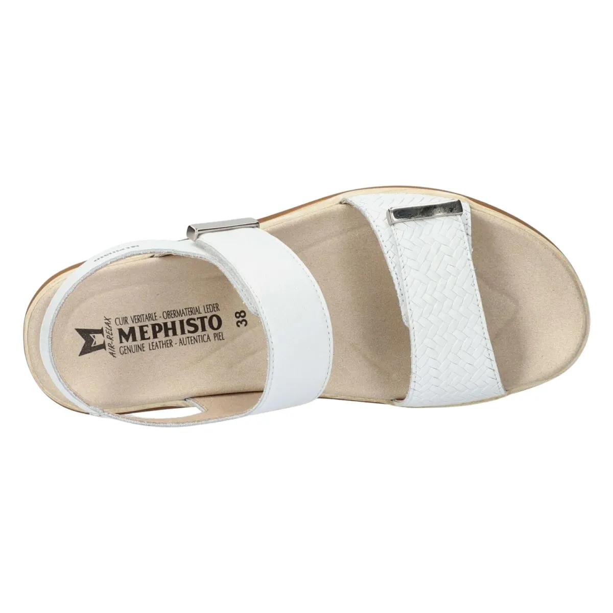 Mephisto Women's Dominica White Nobel Fine Detail No Pain