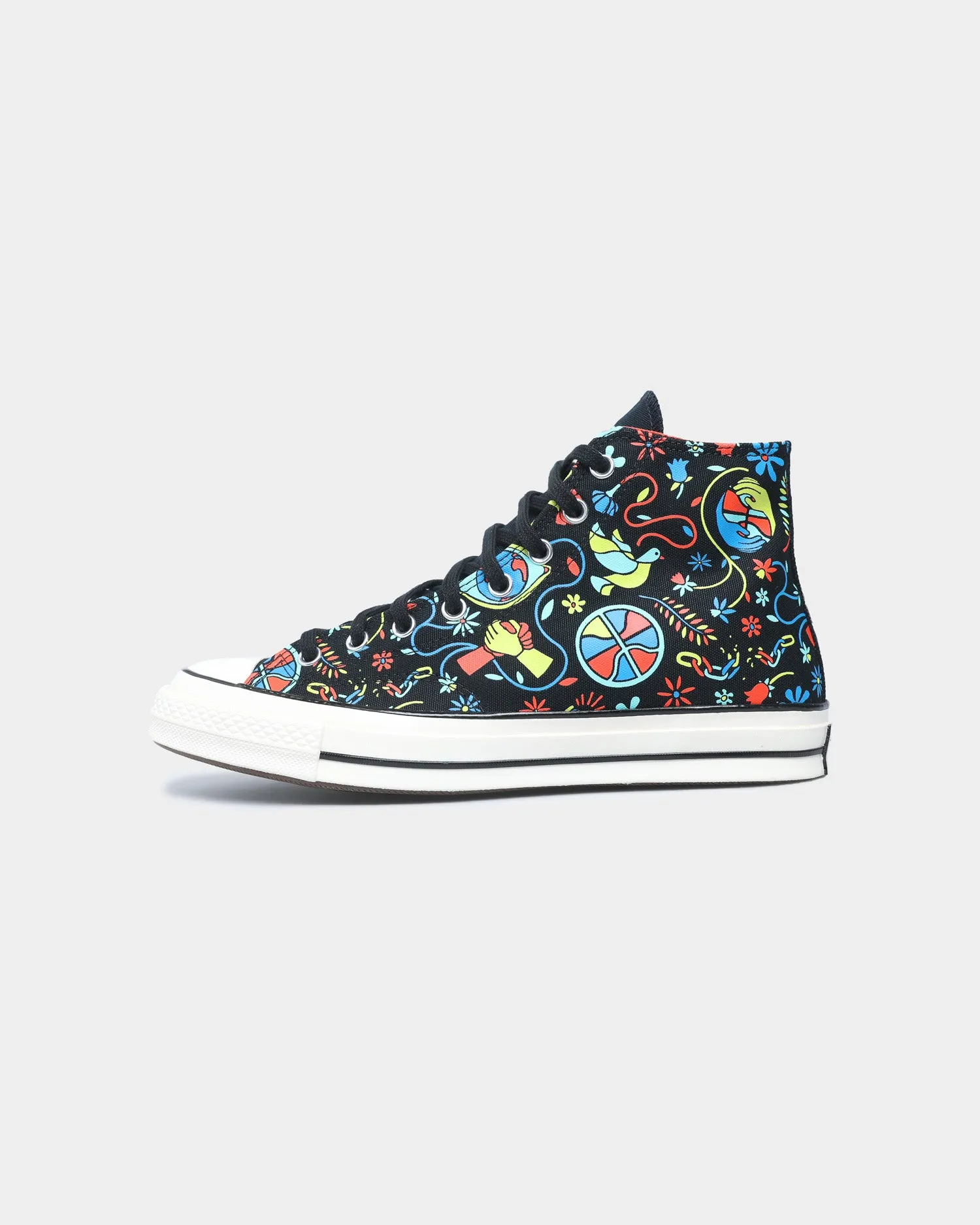 Converse Chuck 70 Peace & Unity Black/Poppy Glow Comfort Ankle Stable