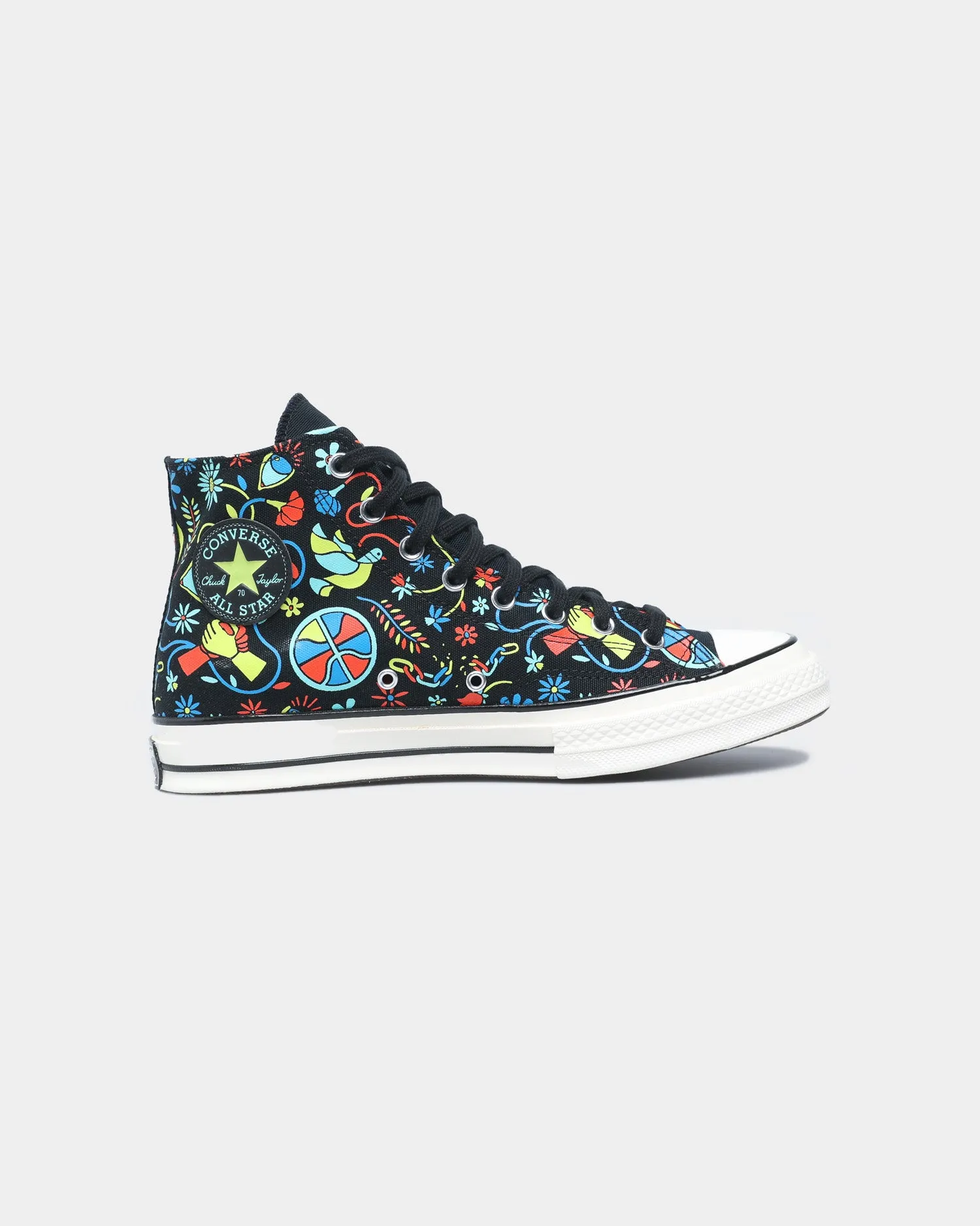 Converse Chuck 70 Peace & Unity Black/Poppy Glow Free Pace Dad Pick