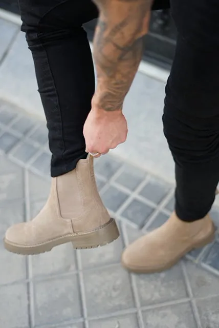 Saint Morta Chunky Chelsea Boot Tan Adult Ease