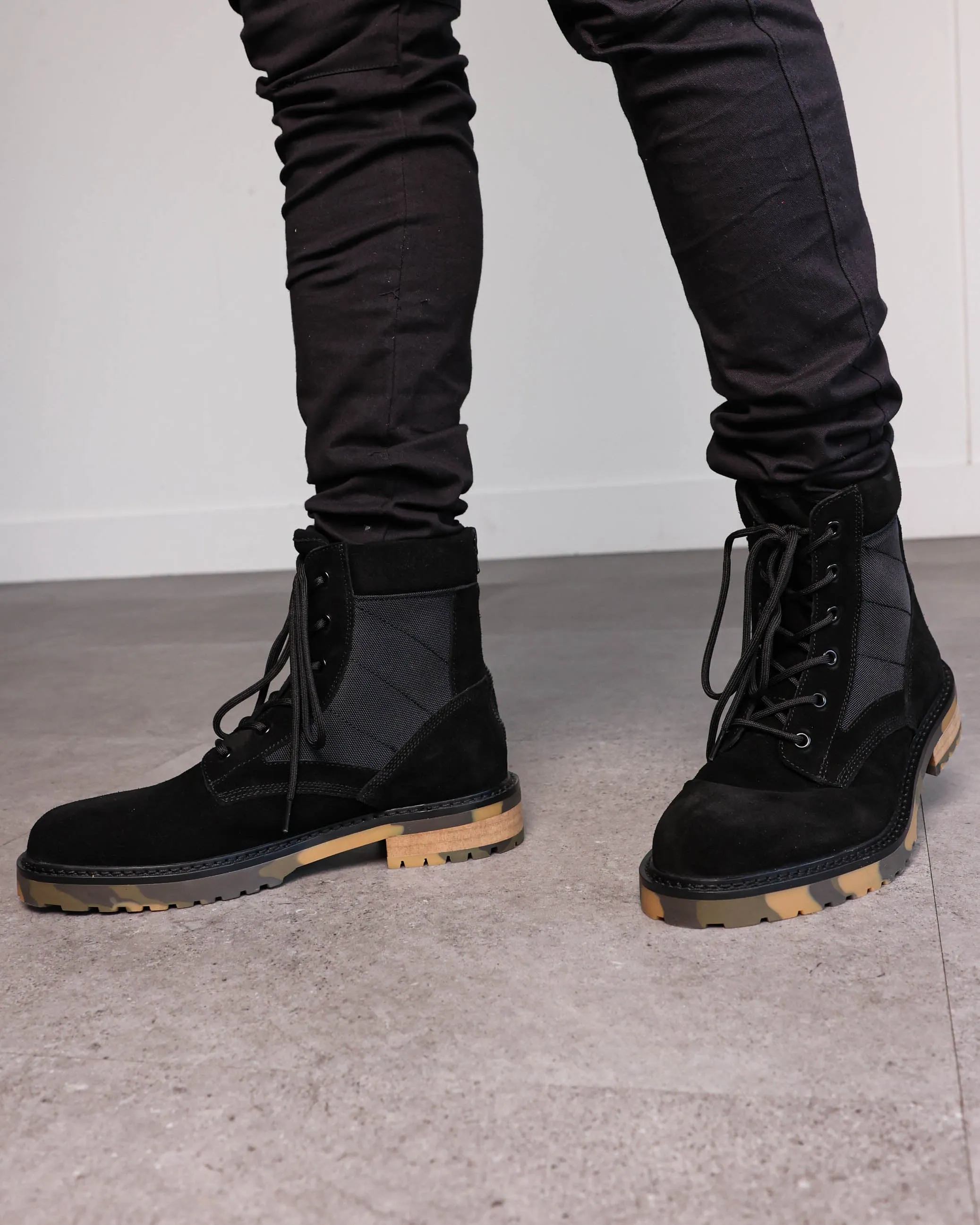 Saint Morta Legion Boot Black/Camo Bold Tone Skin Fresh