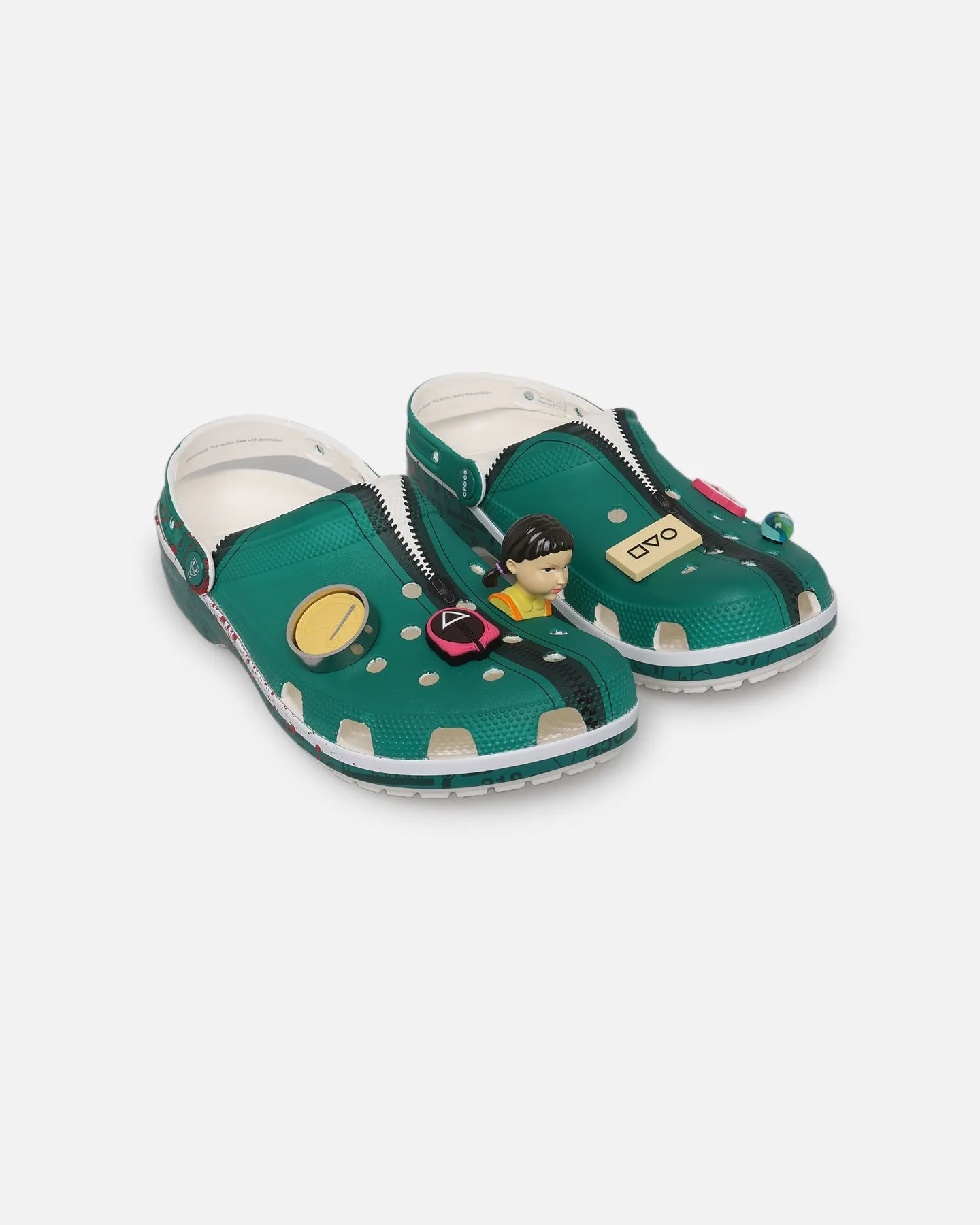Slip On Flexible Fit Crocs Squid Game Classic Clog Multi