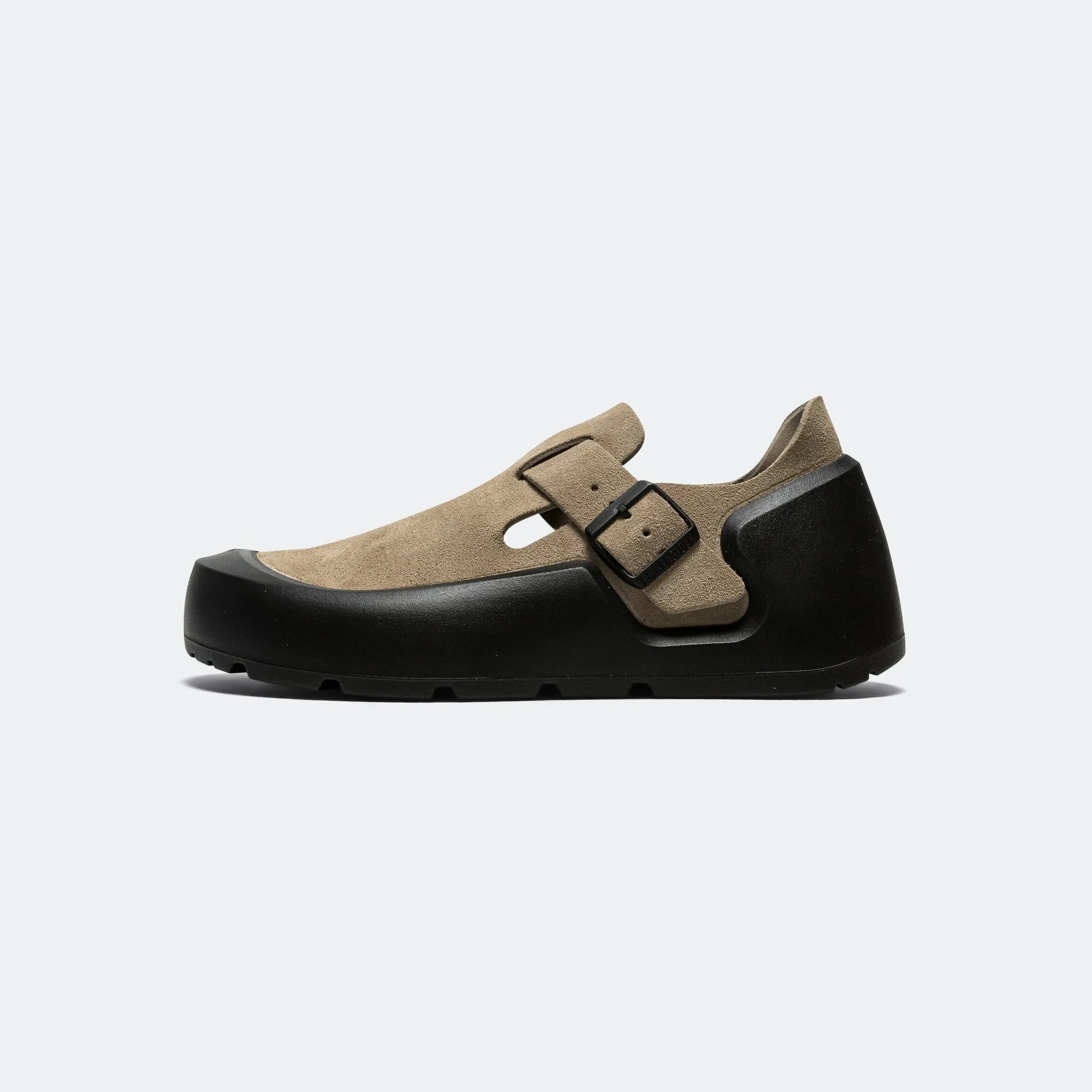 Reykjavik - Taupe Nubuck Leather Fashionable Beach Footwear Chic Flip-flops for Men