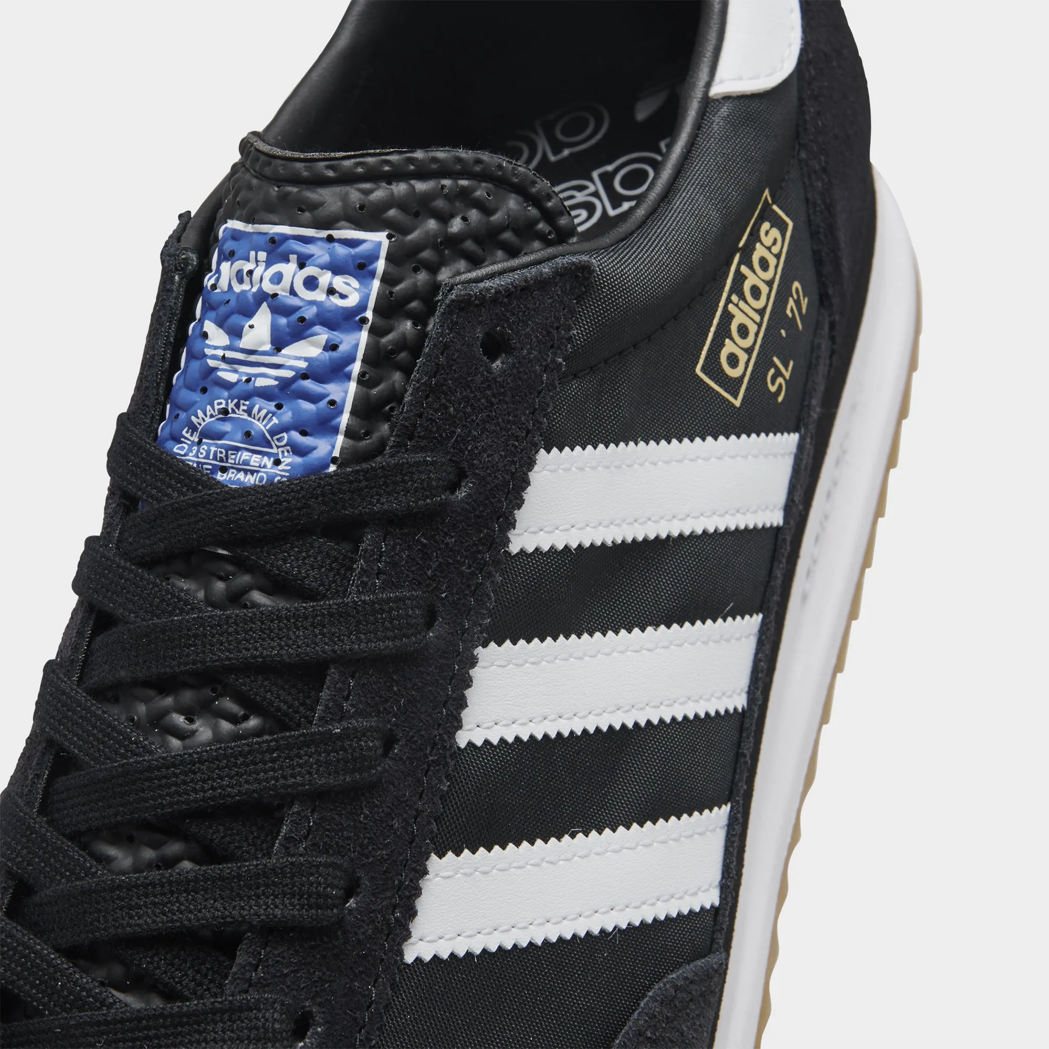 adidas Originals SL 72 RS Core Black / Cloud White - Blue Bush Hike Comfortable