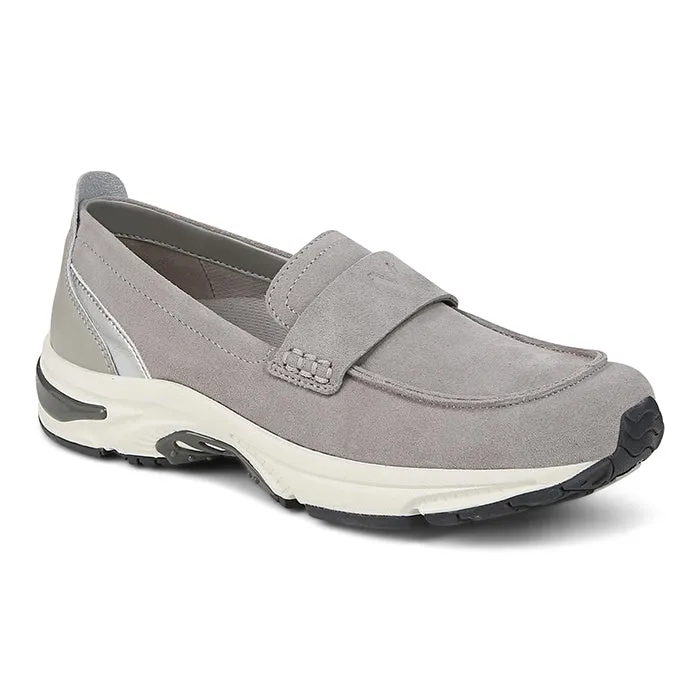 Breathable Material Womens Vionic 23Walk Loafer in Paloma Grey/Silver