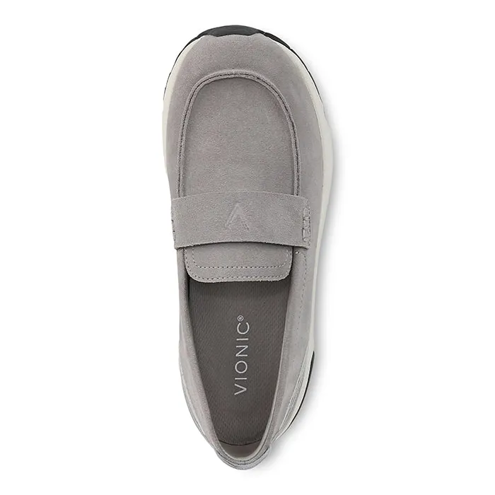 Womens Vionic 23Walk Loafer in Paloma Grey/Silver WideToeBox