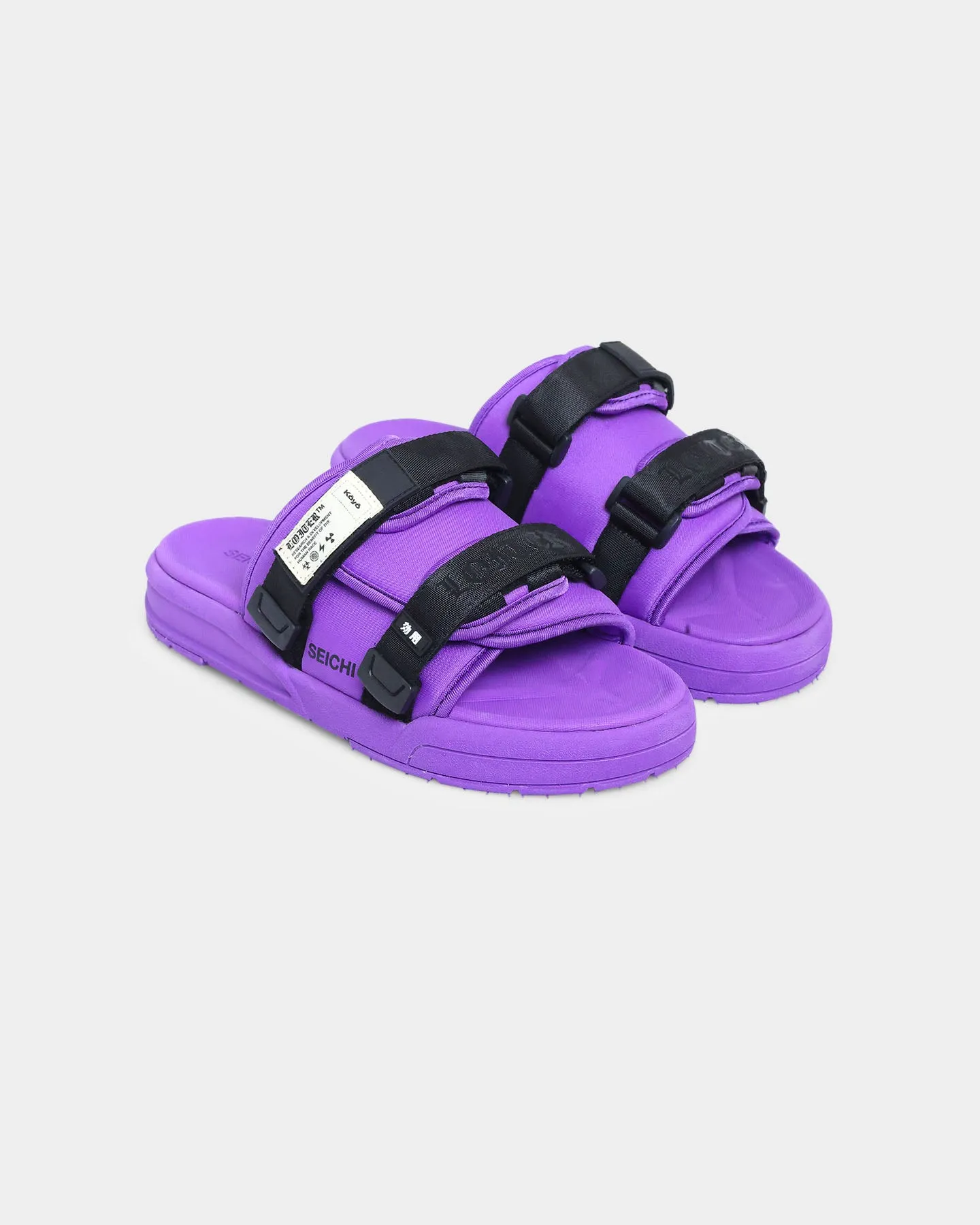 Energy Walk Seichi X Loiter Koyo Slides Purple/Black