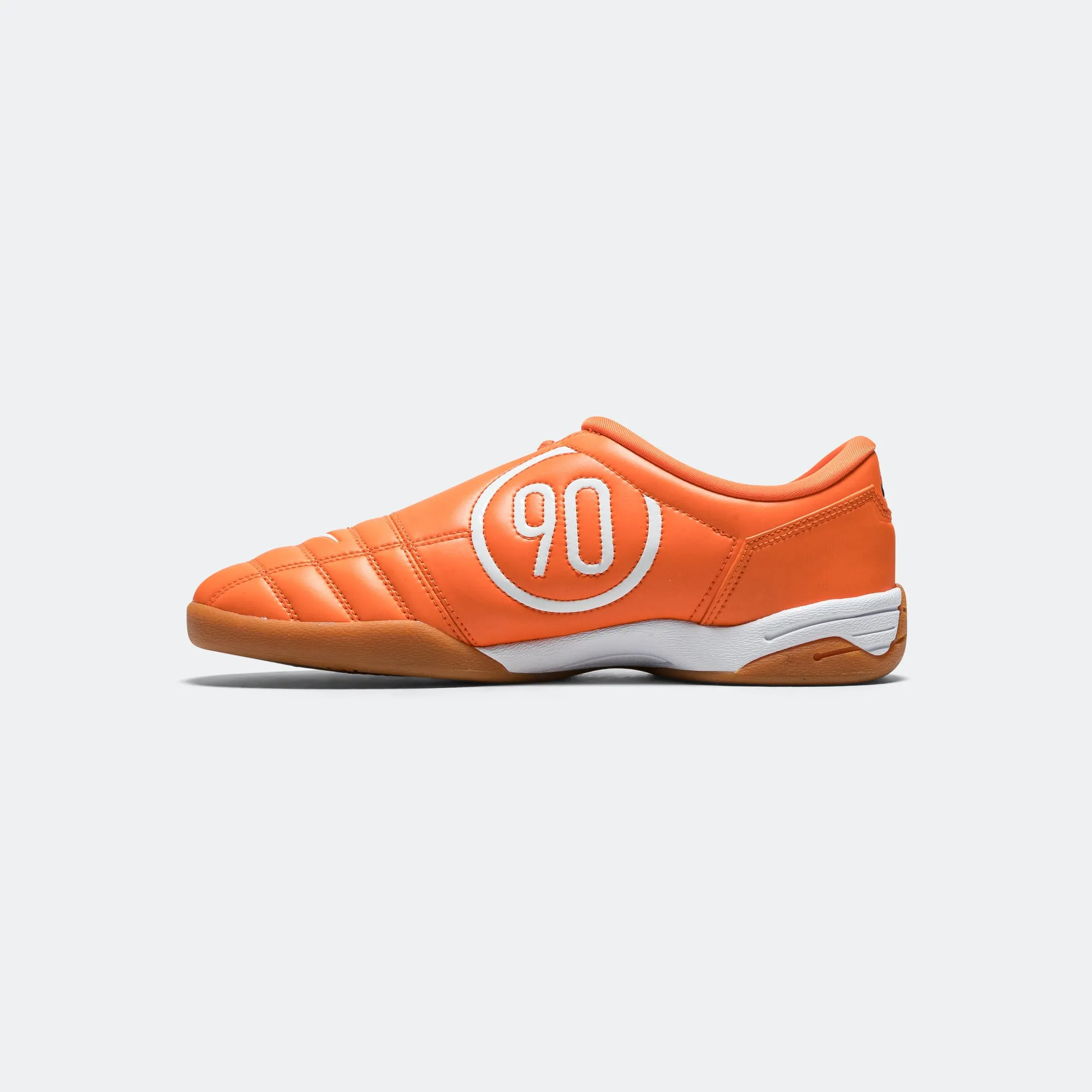 T90 SP - Safety Orange/White-Gum Medium Brown TPU Heel Counter Foam Midsole
