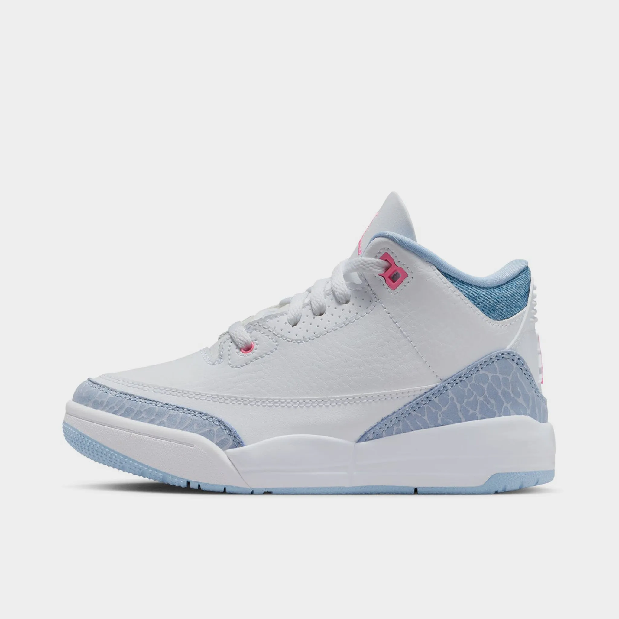 Neutral Mood Jordan 3 Retro PS White / Pink Glow - Cobalt Bliss