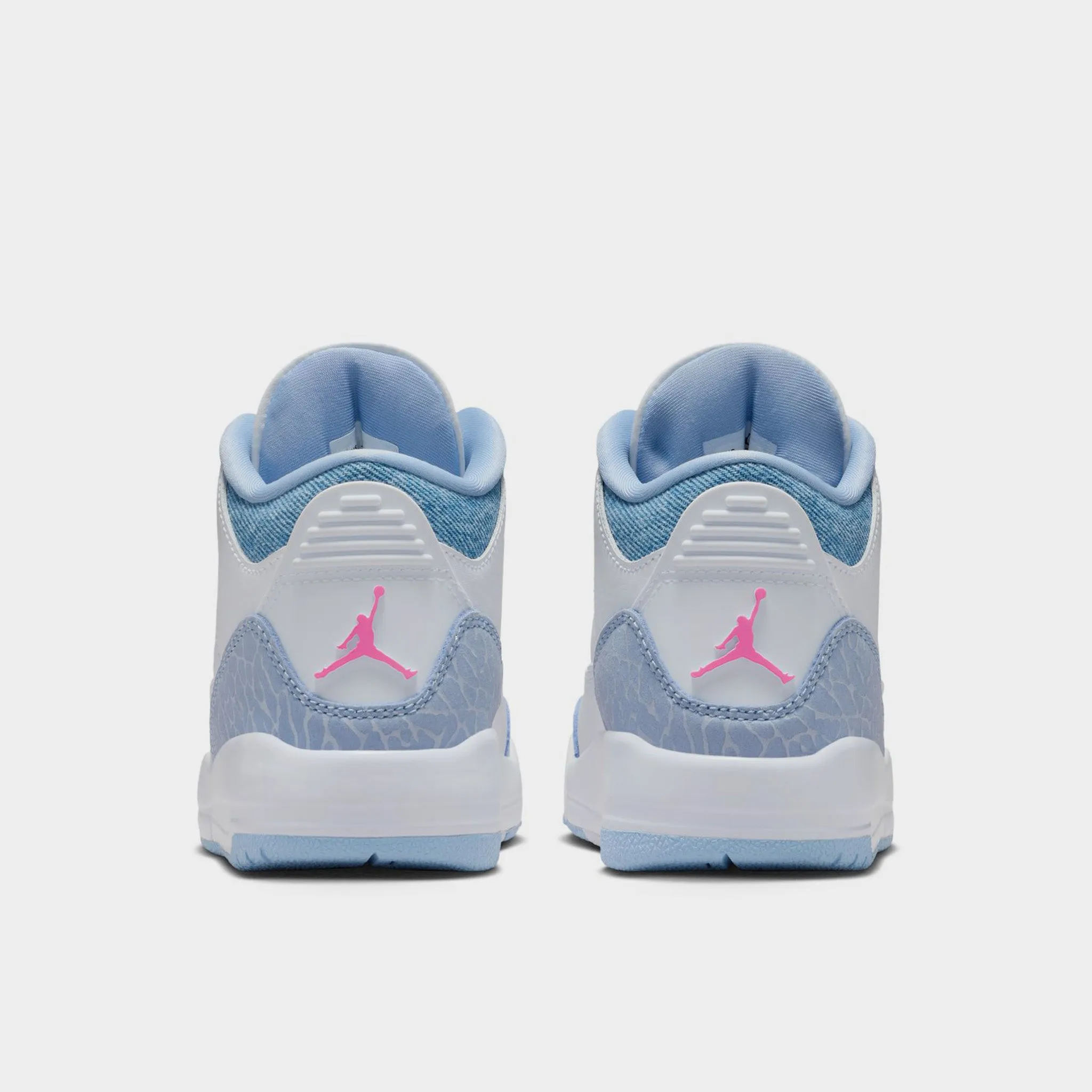 Jordan 3 Retro PS White / Pink Glow - Cobalt Bliss Firm Lock Peace Mood