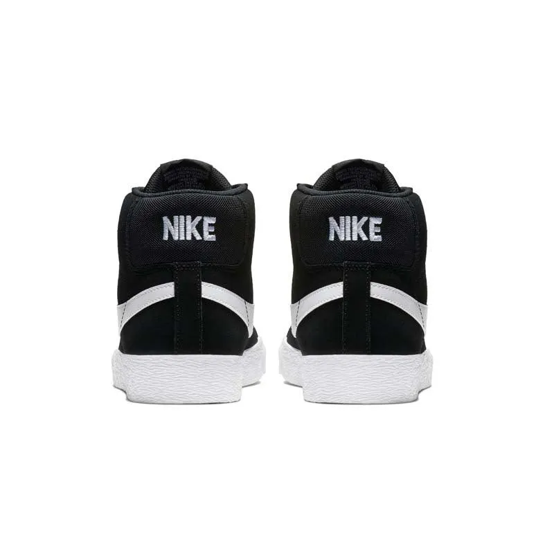 SB Zoom Blazer Mid 'Black White' Ring Walk Arch Care