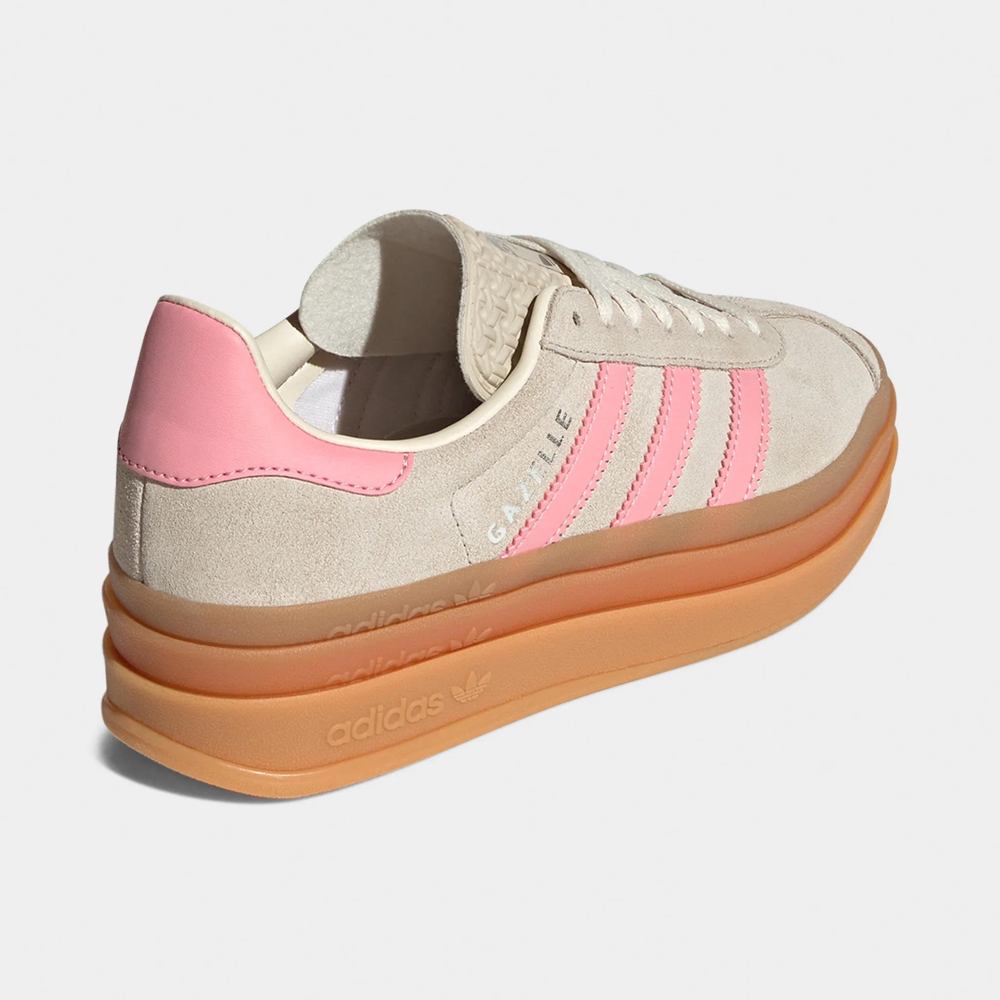 adidas Juniors' Gazelle Bold Grey / Alumina - Semi Pink Spark Kind Step Pool Ready