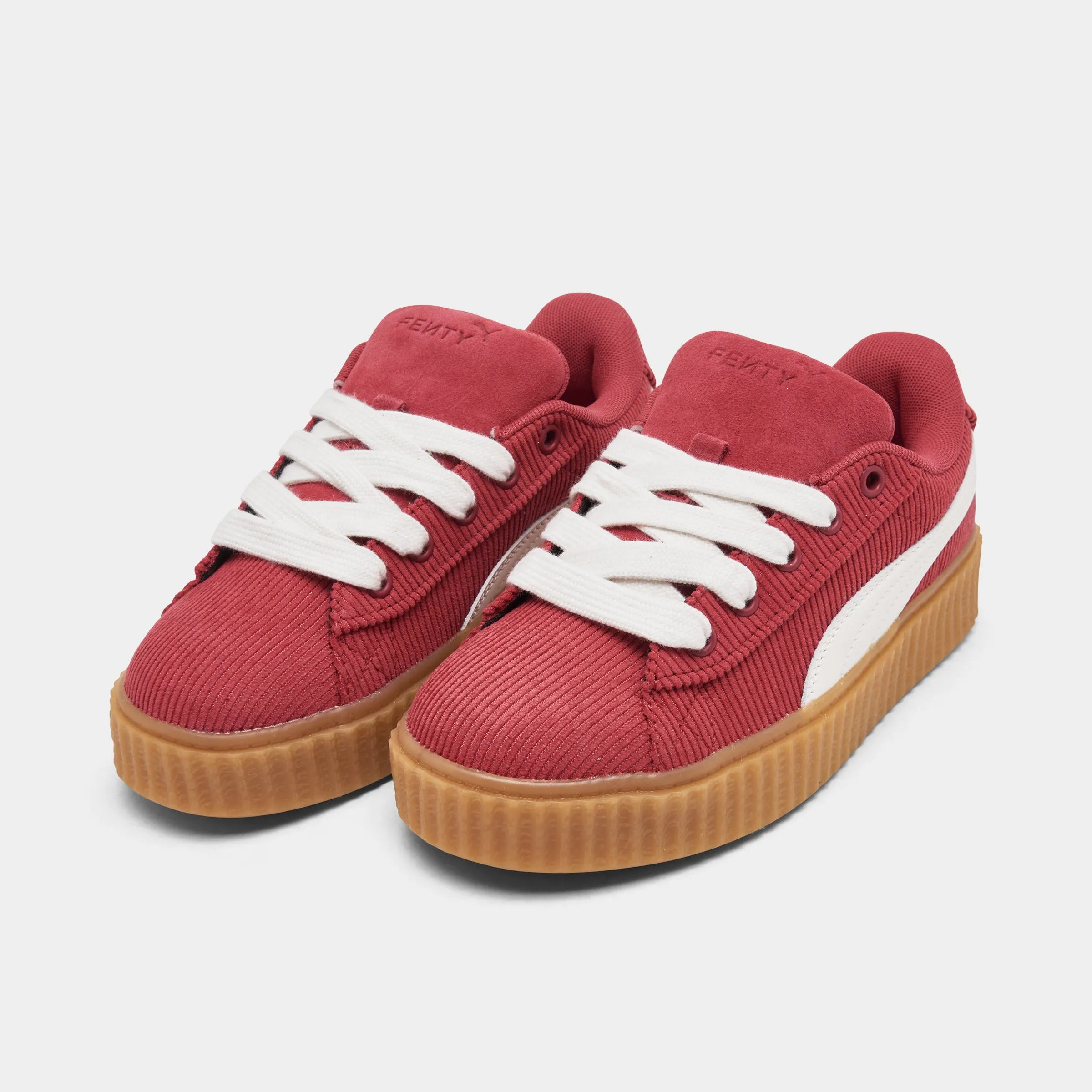 PUMA x FENTY Childrens' Creeper Phatty Corduroy Club Red / Warm White - Gum Street Proof Light Travel