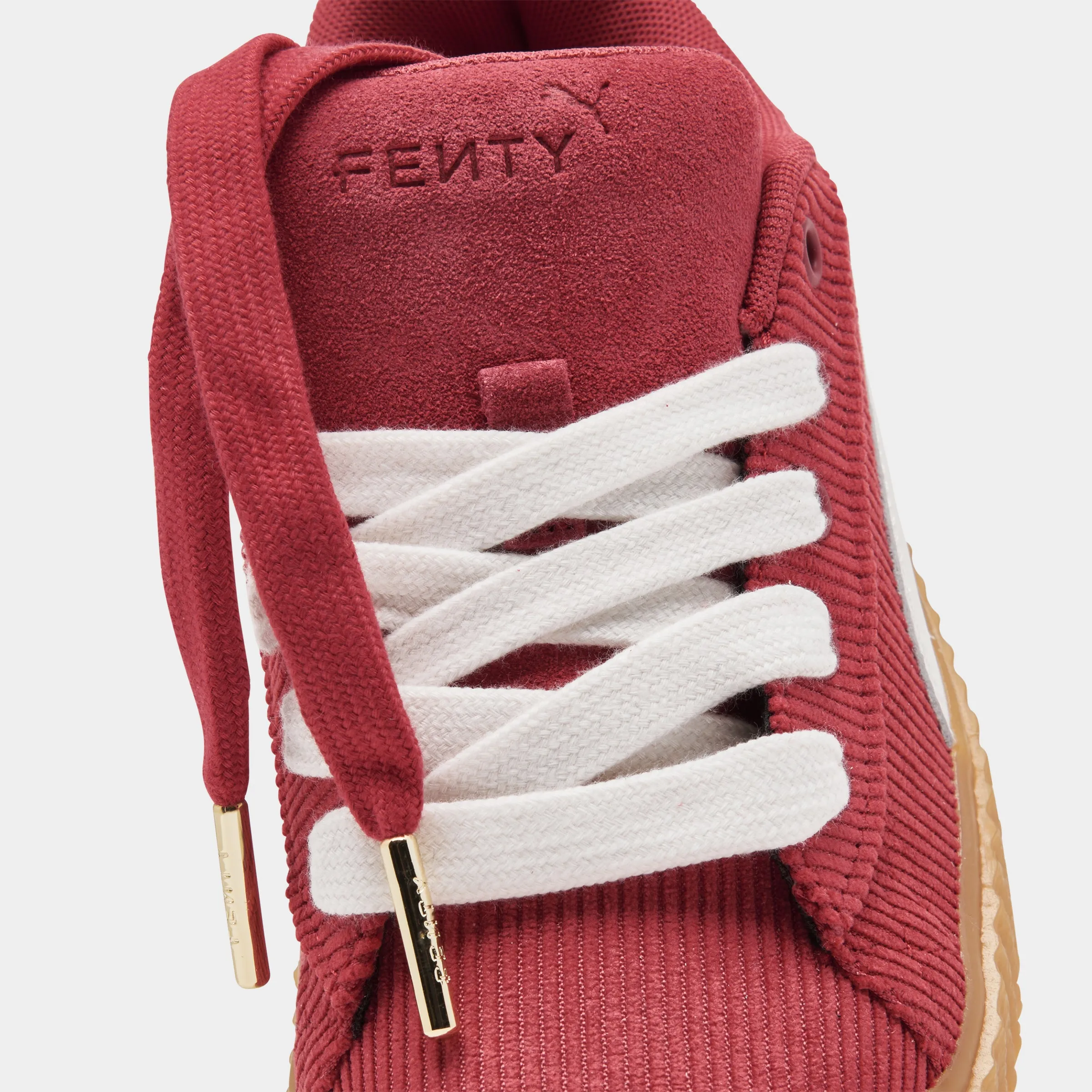 PUMA x FENTY Childrens' Creeper Phatty Corduroy Club Red / Warm White - Gum Hiking Mood